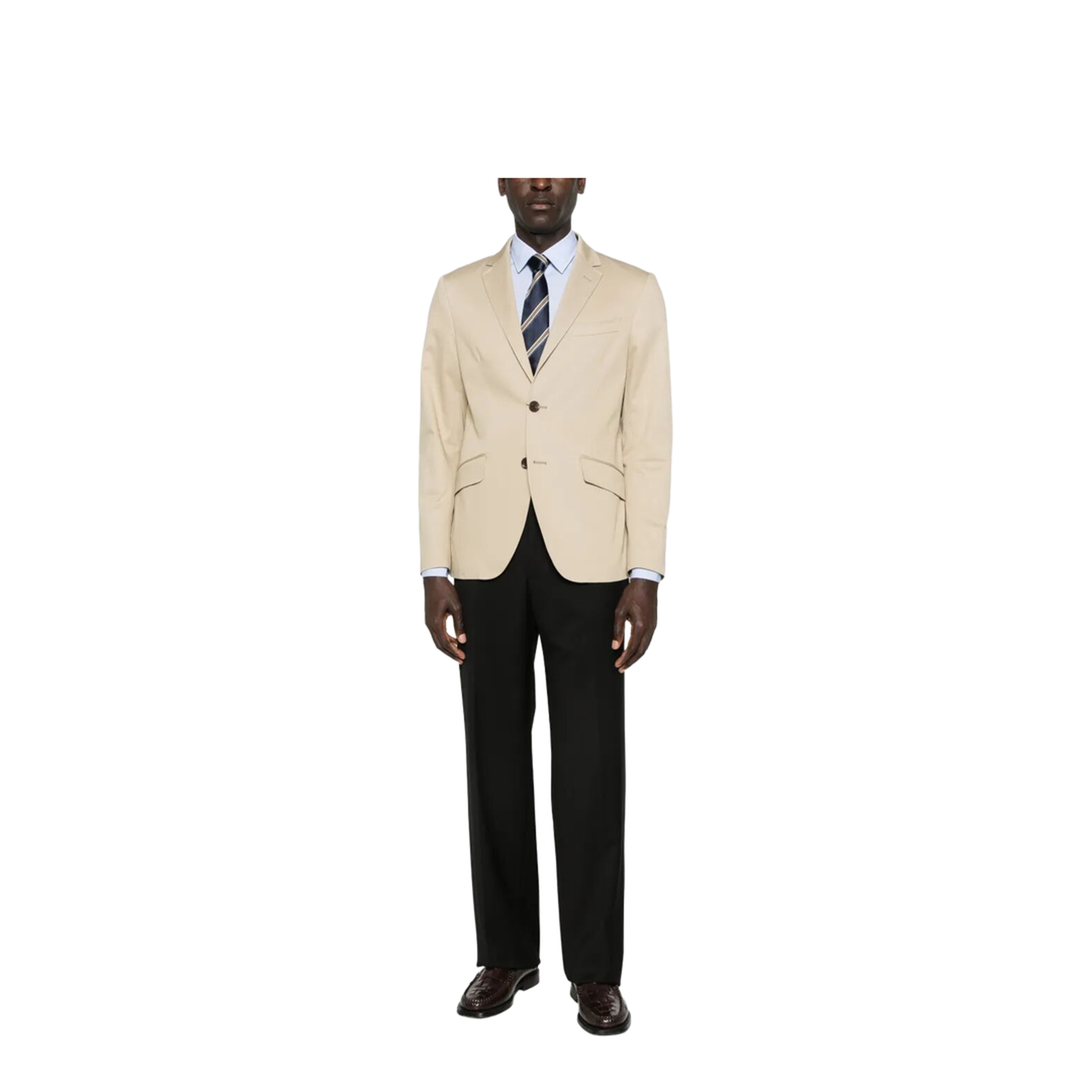 Roma Single-Breasted Cotton Blazer - Image 2