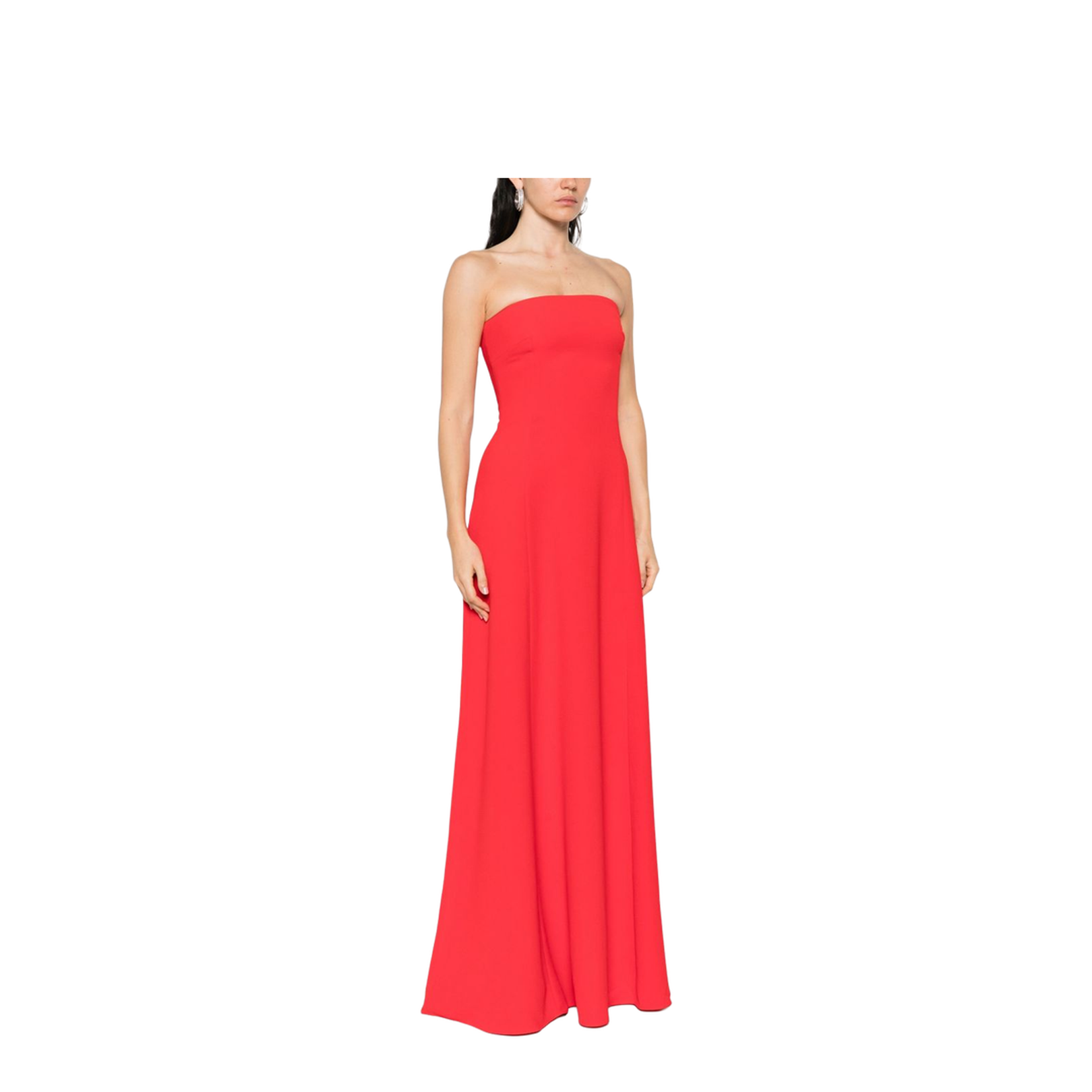 Red One Shoulder Dress - Image 3