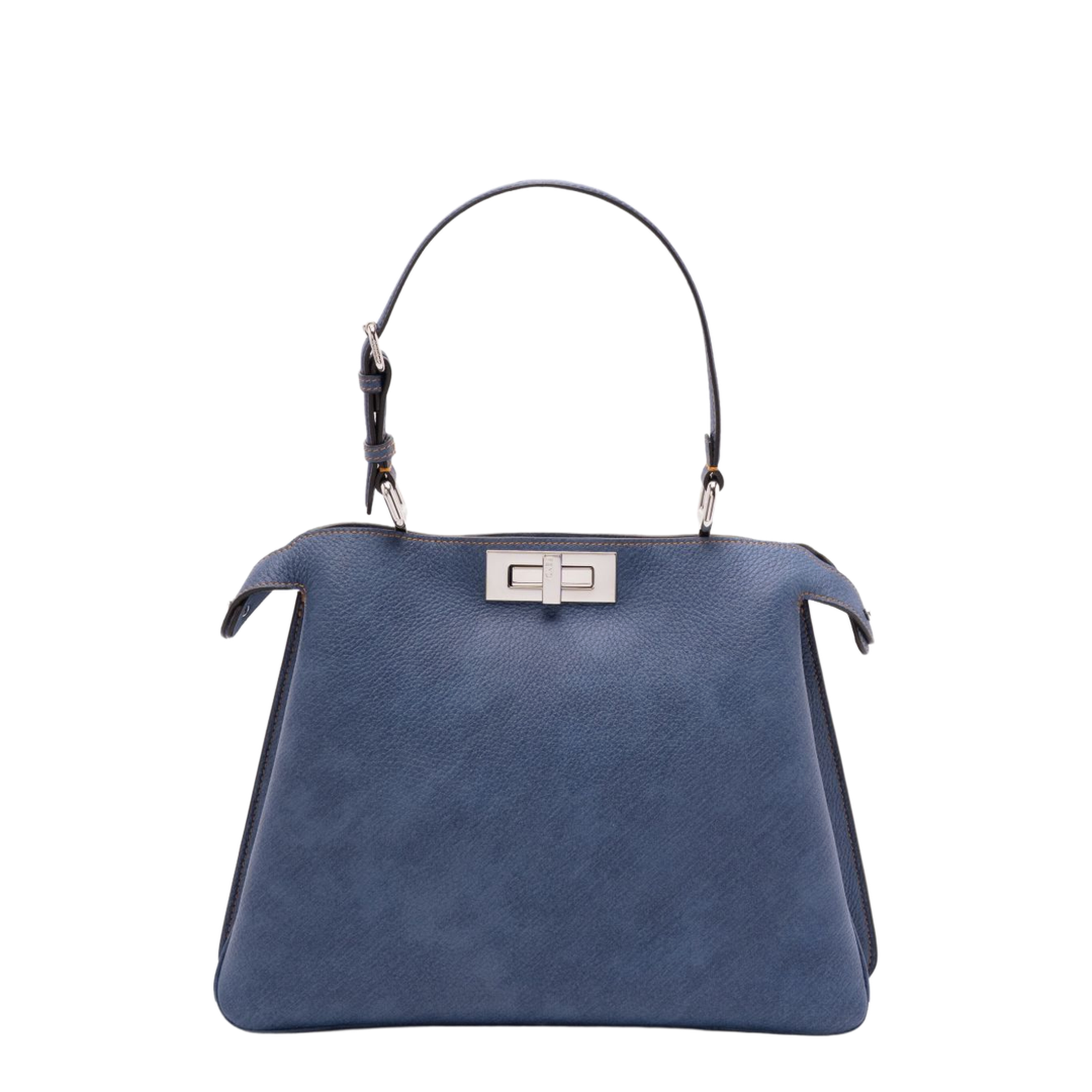 Peekaboo Soft Medium Cuoio Romano Leather Blue - Image 1