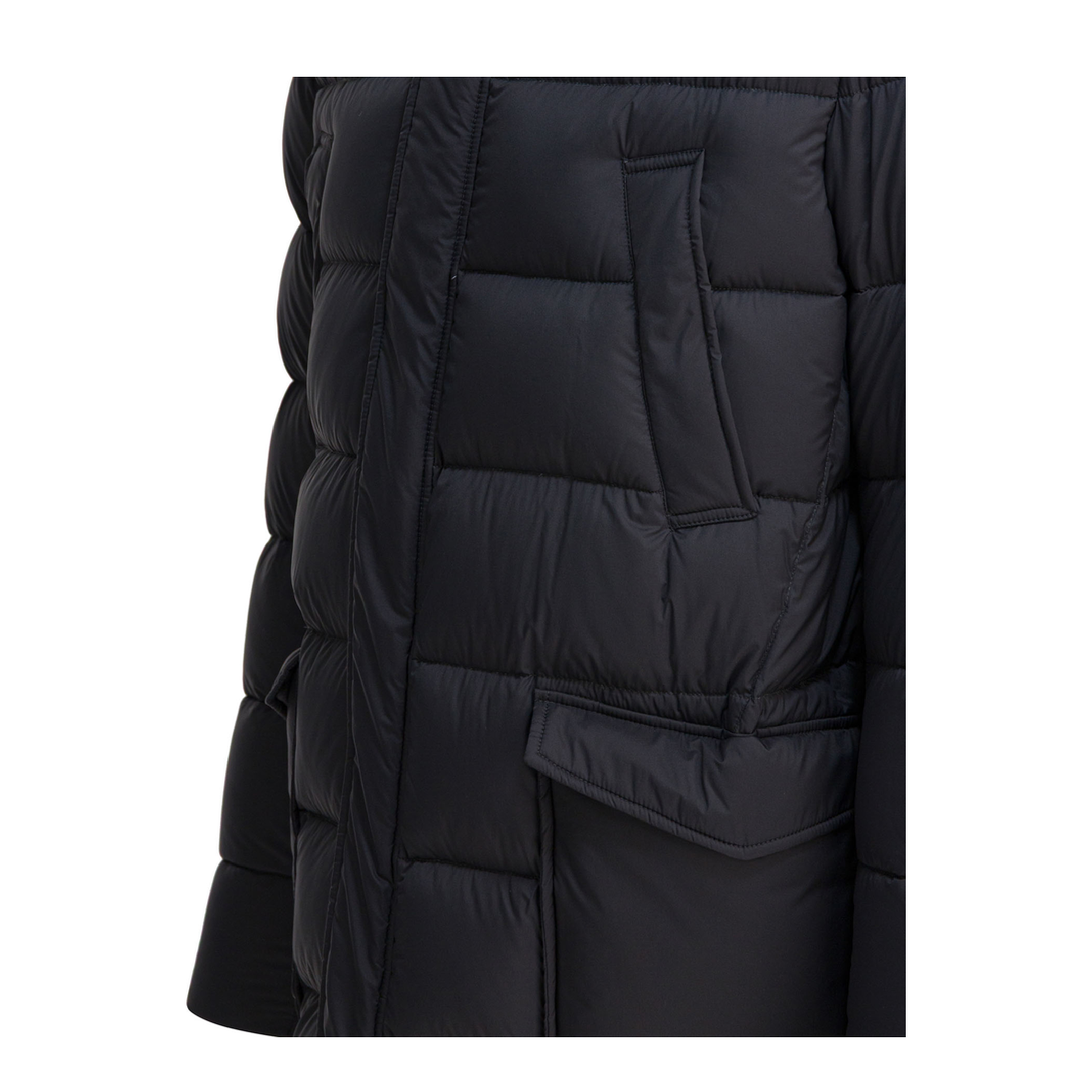Long Down Jacket With Hood - Image 4