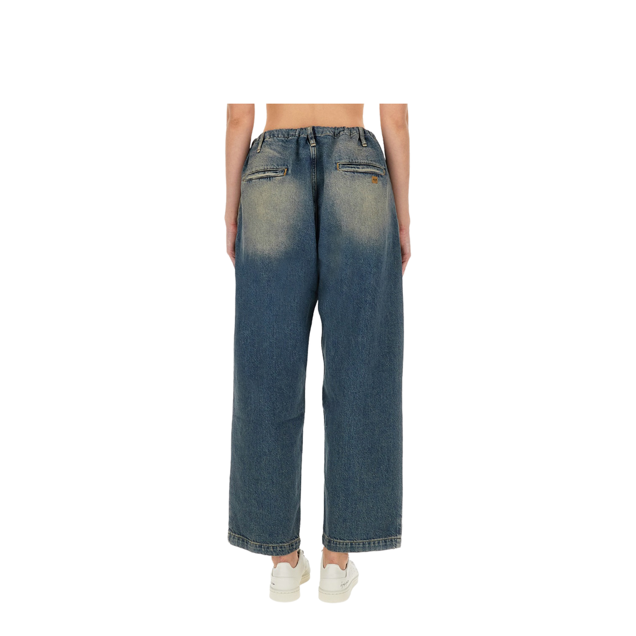 Cotton Denim Pants - Image 3
