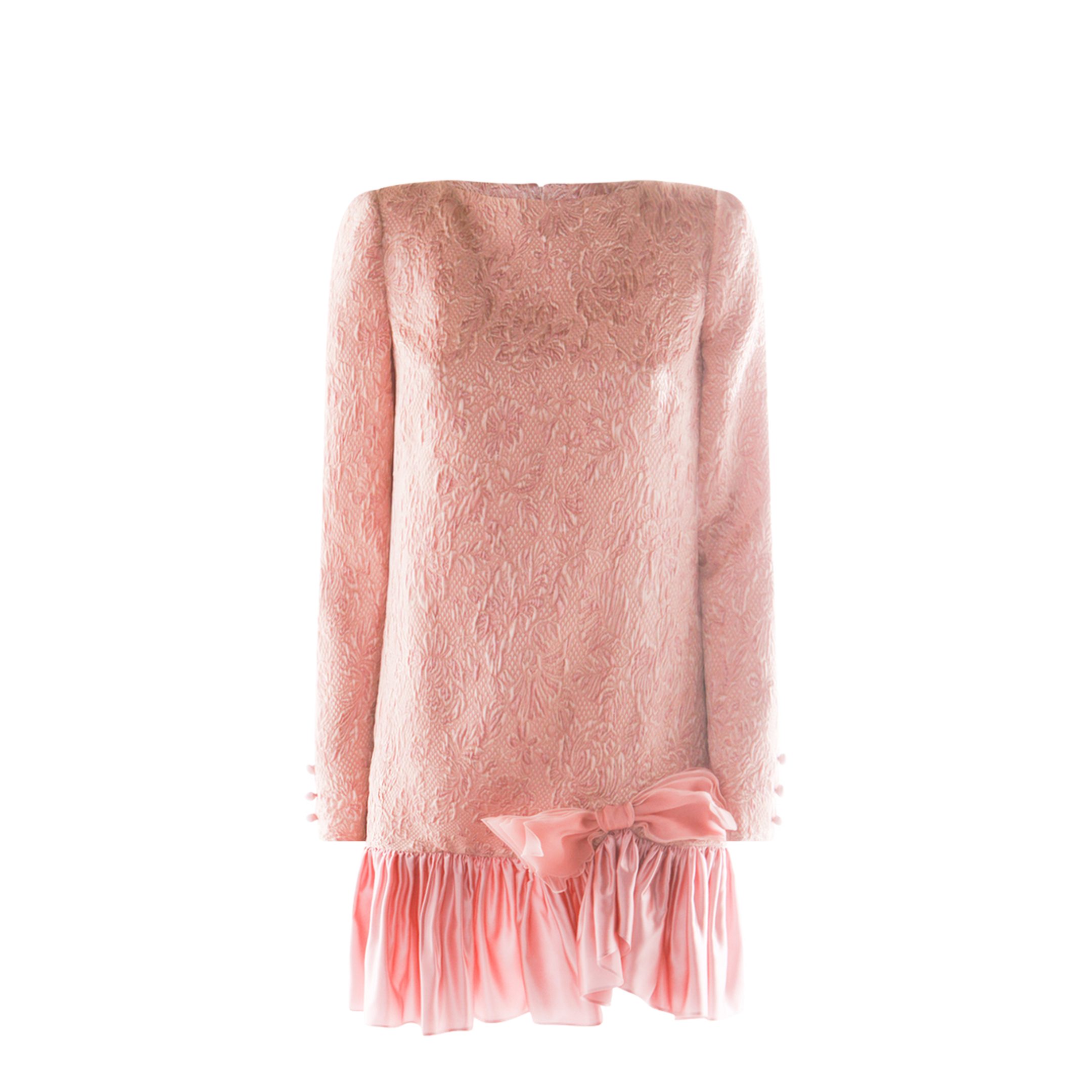 Pink Wool Dress - Image 1