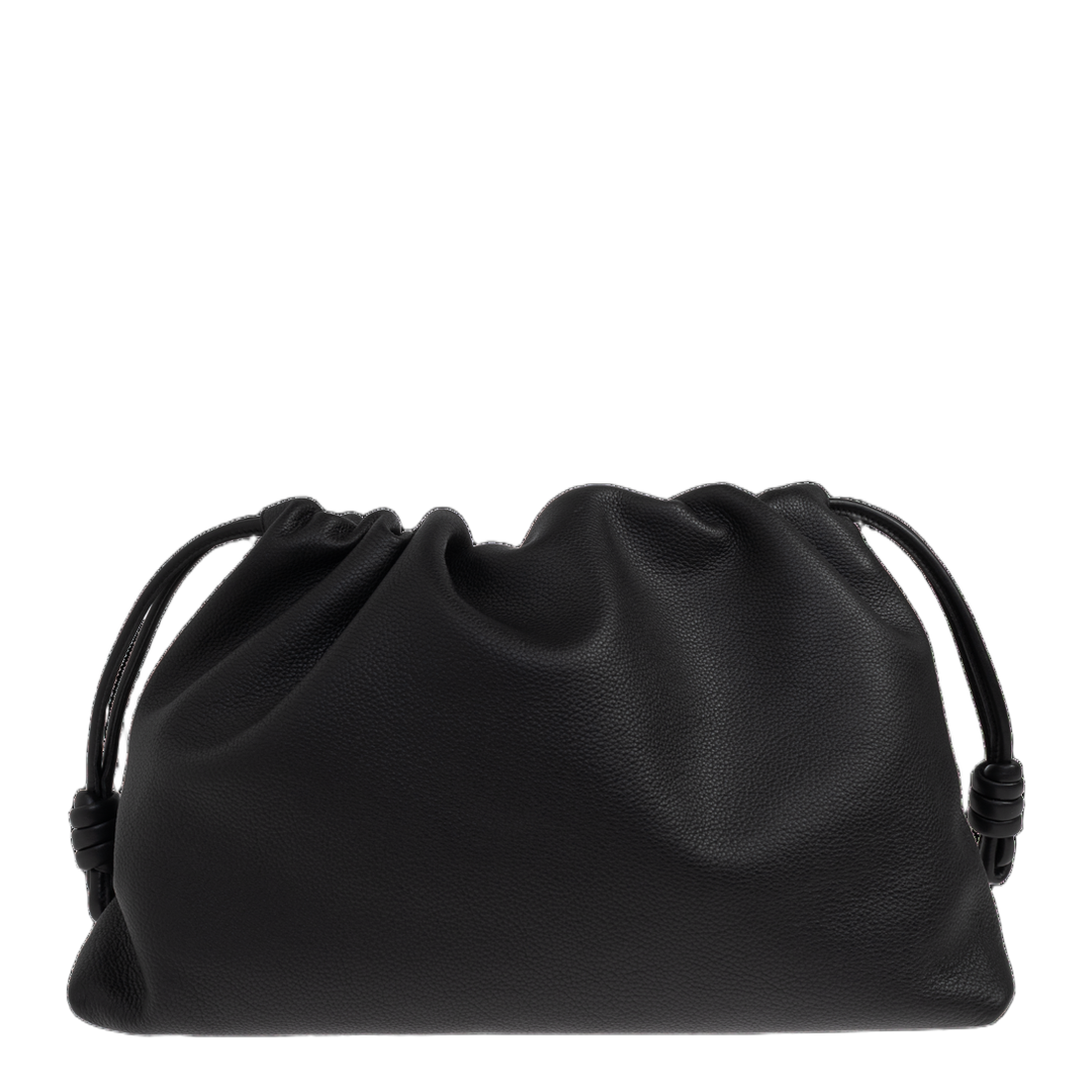 Flamenco Medium Nappa Calfskin Clutch - Black - Image 3