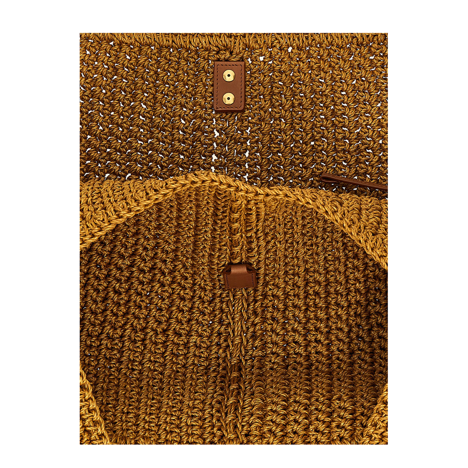 Le 5 à 7 Cord and Leather Tote Bags - Brown - Image 4