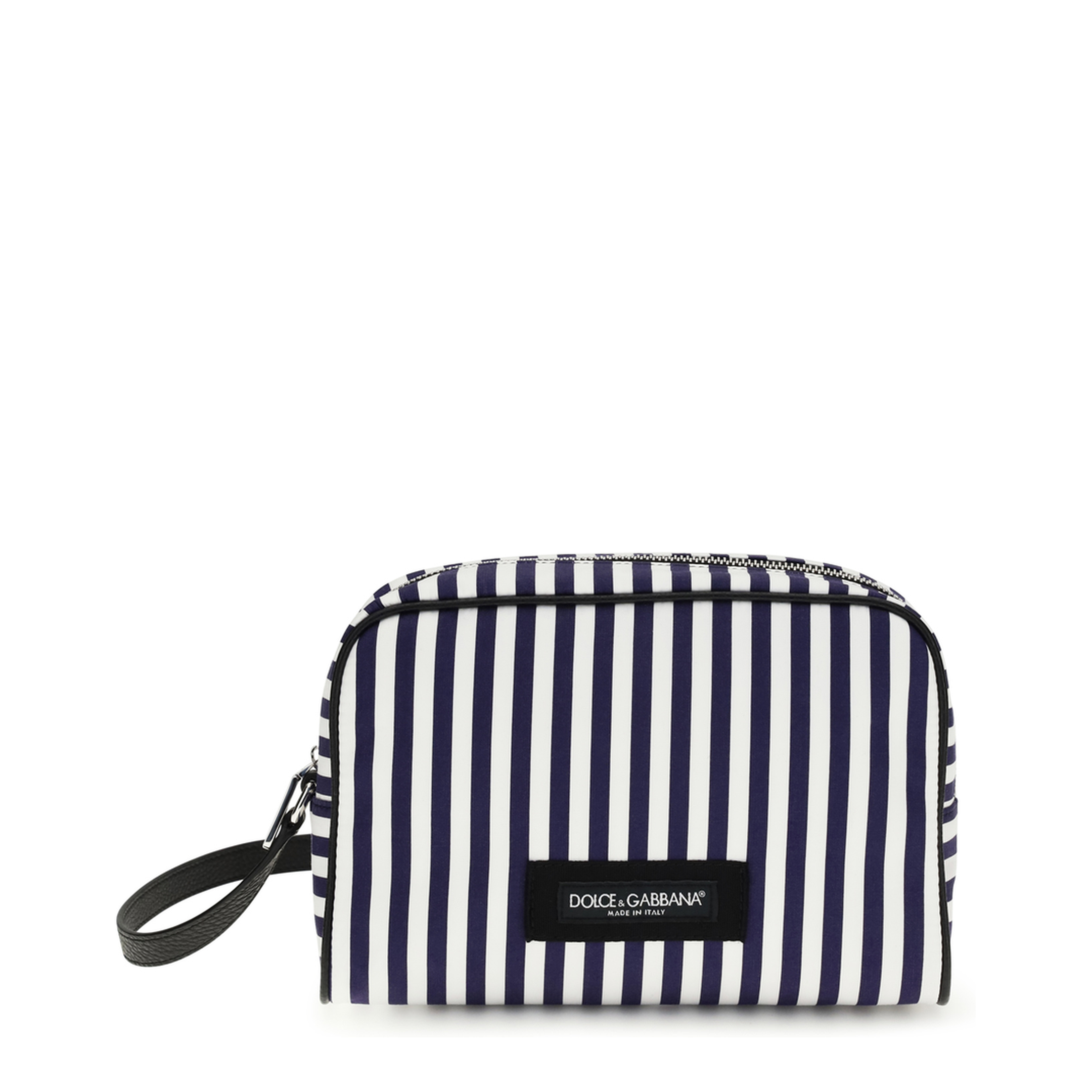 Striped Poplin Handbag - Multicolor - Image 1