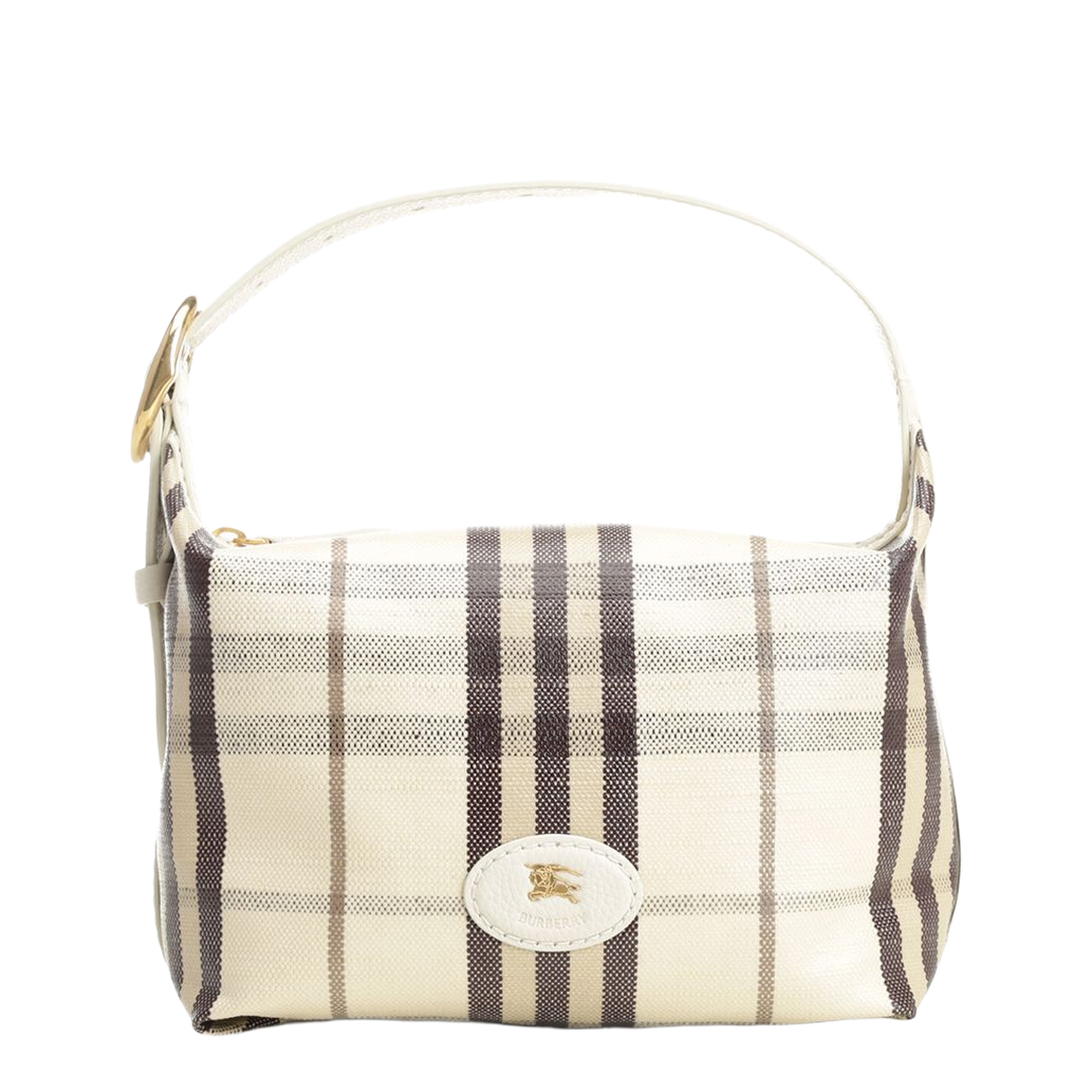 Highlands Mini Canvas Duffle Bag - Beige - Image 4