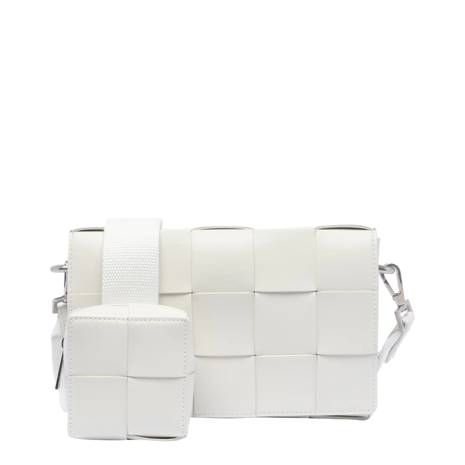 Cassette Classic Canvas Crossbody Bags - White - Image 3