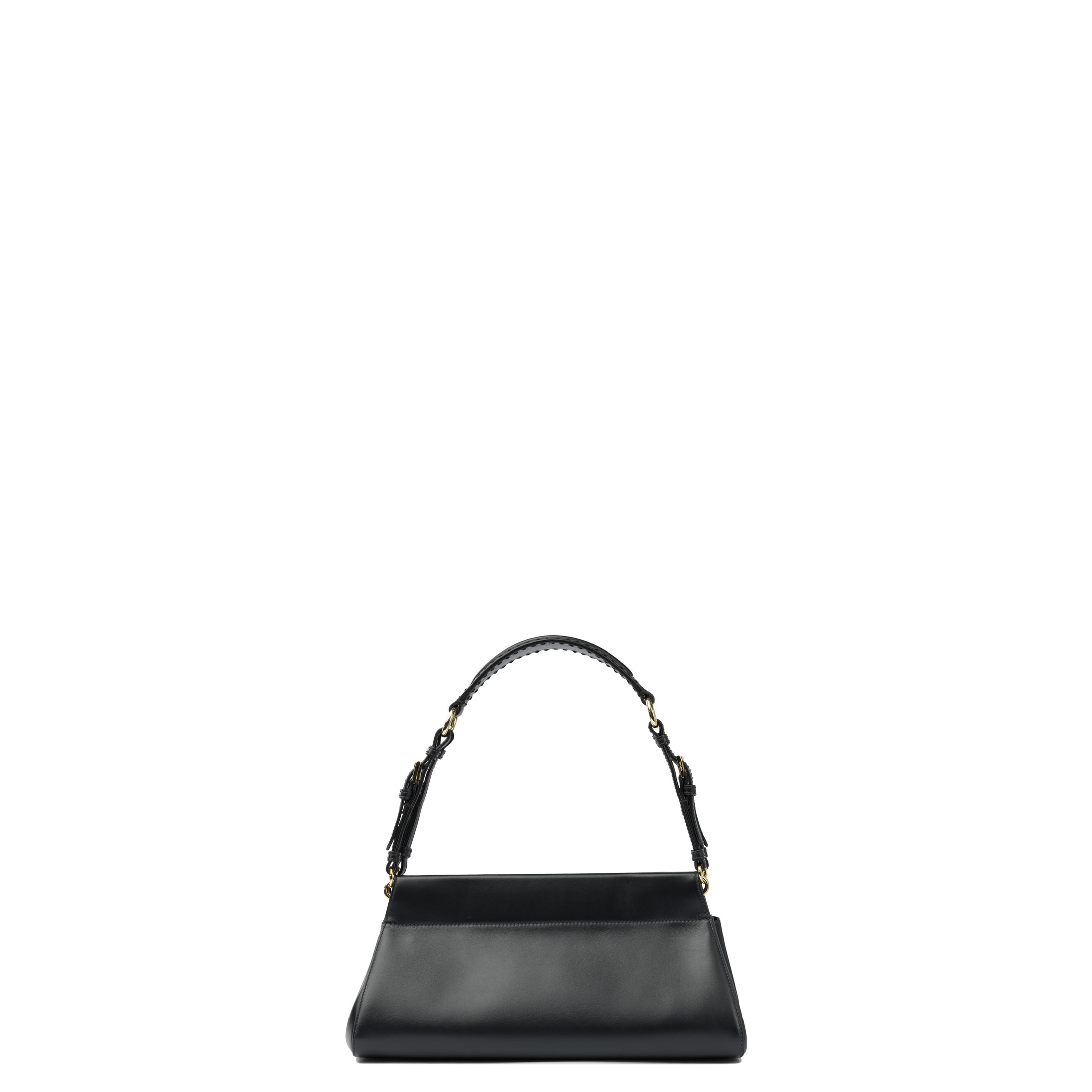 Enchaîné Medium Leather Bag Black - Image 3