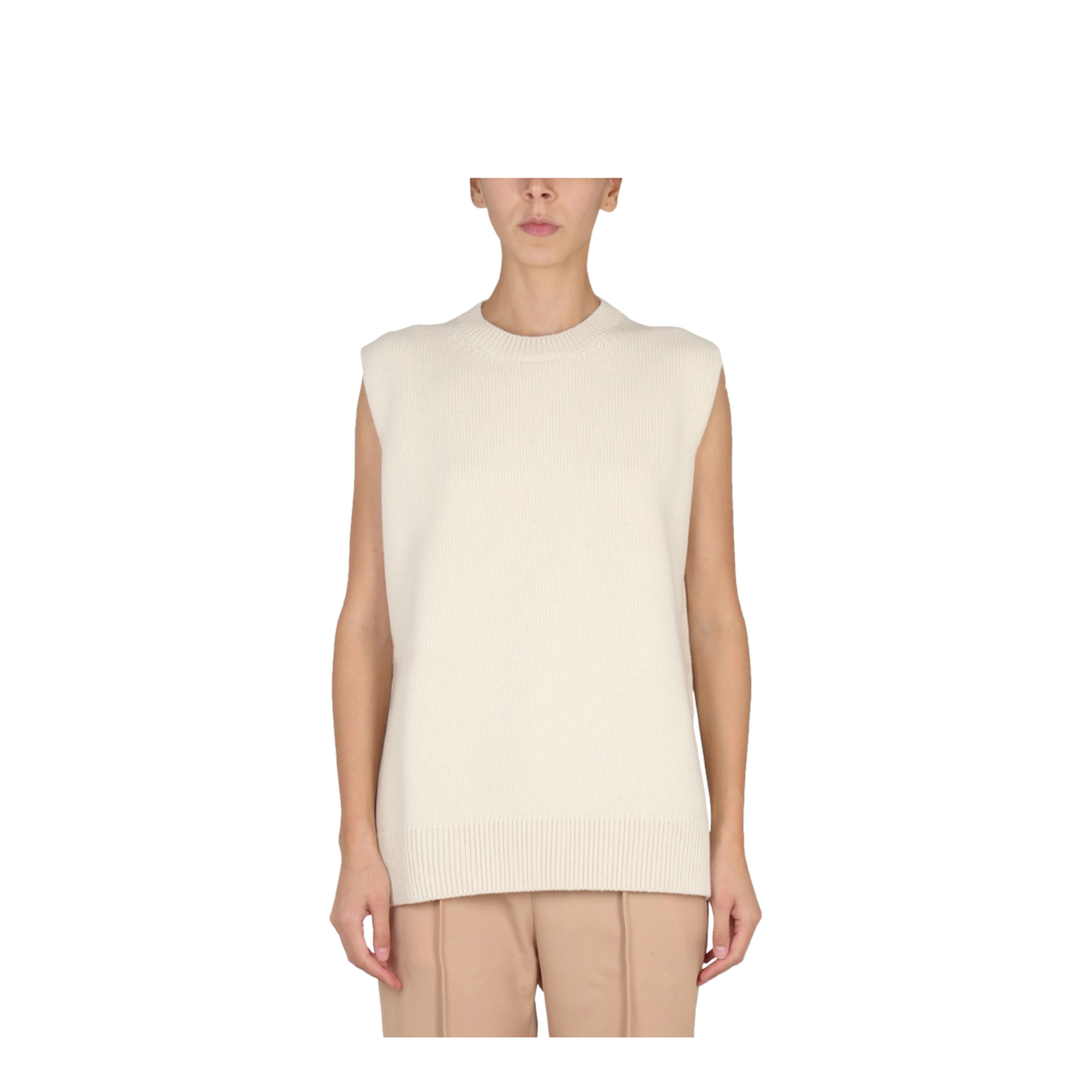 Wool Vest White - Image 1