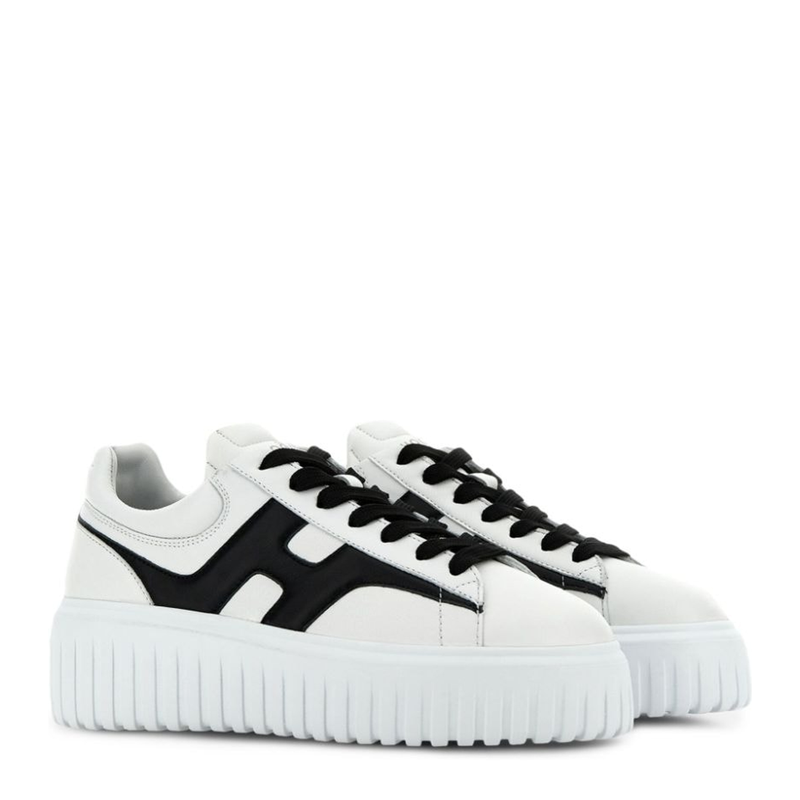 H-Stripes Sneakers White Black - Image 6