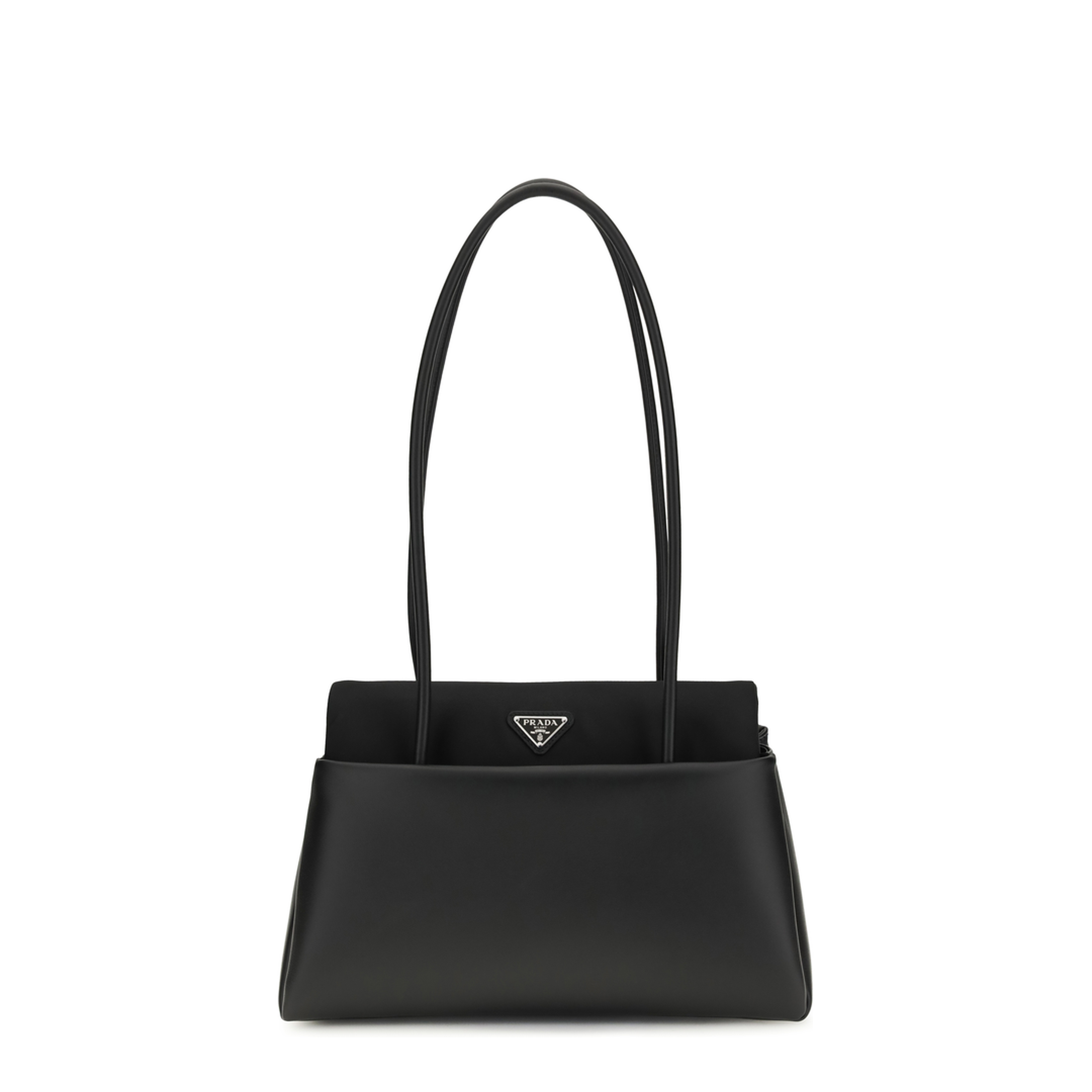 Passage Medium Calfskin Shoulder Bag - Black - Image 1