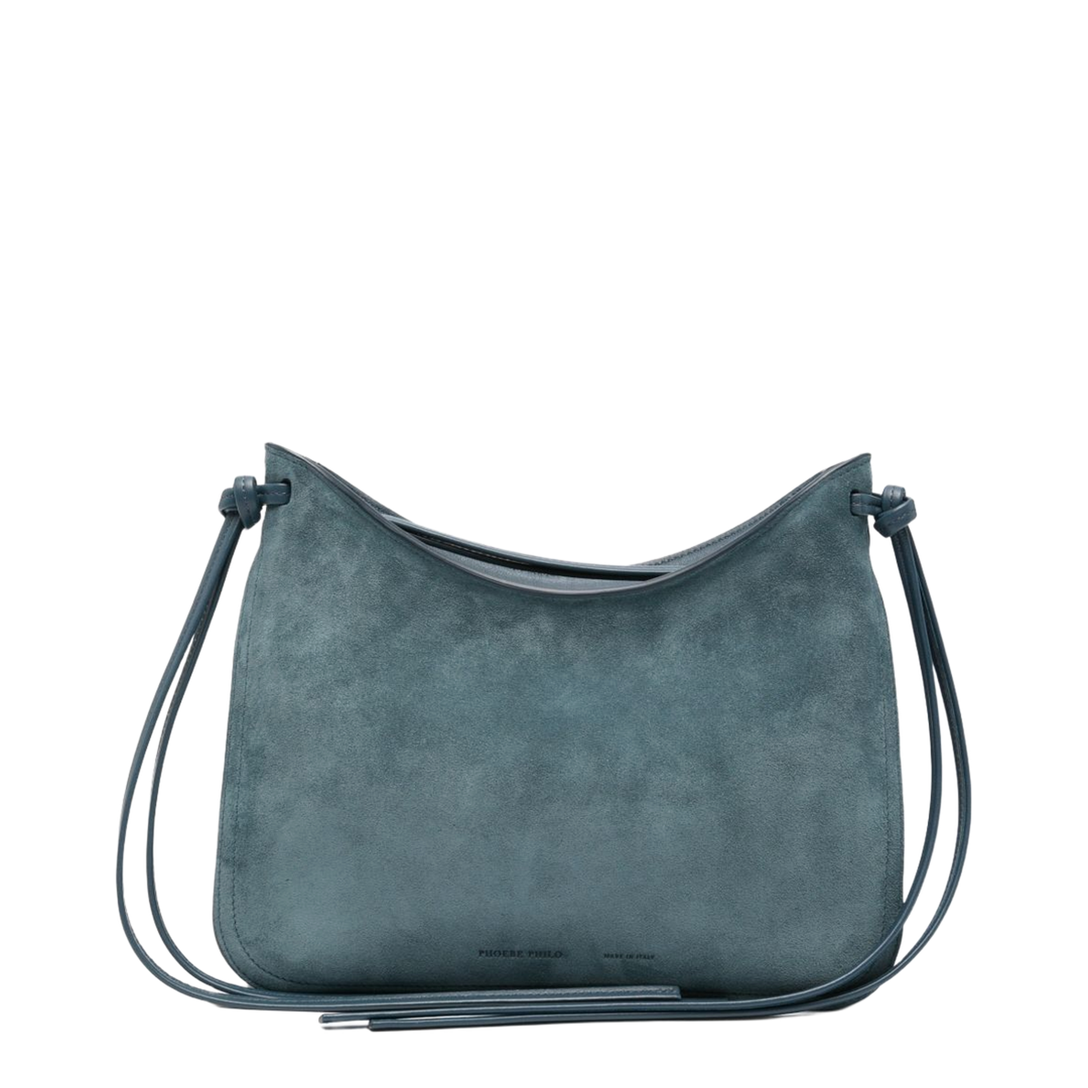 Gig Small Suede Shoulder Bag - Denim Blue - Image 1