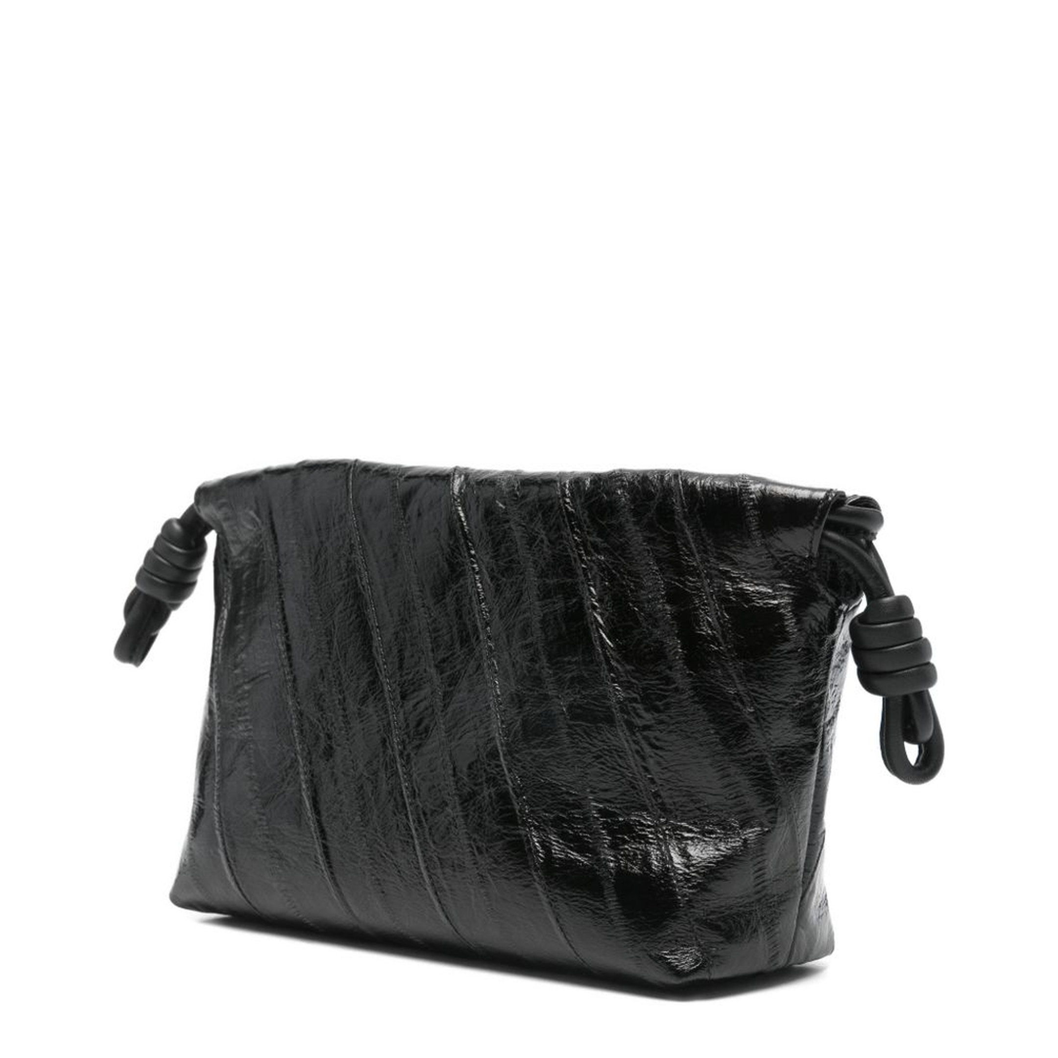 Flamenco Mini Calf Leather Clutch - Black - Image 2