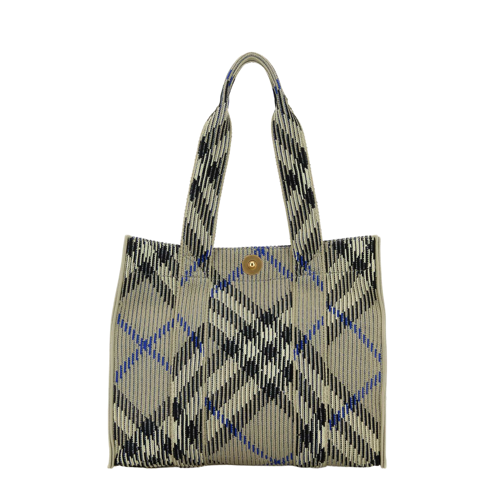 Embroidered Canvas Shopping Bag - Image 1