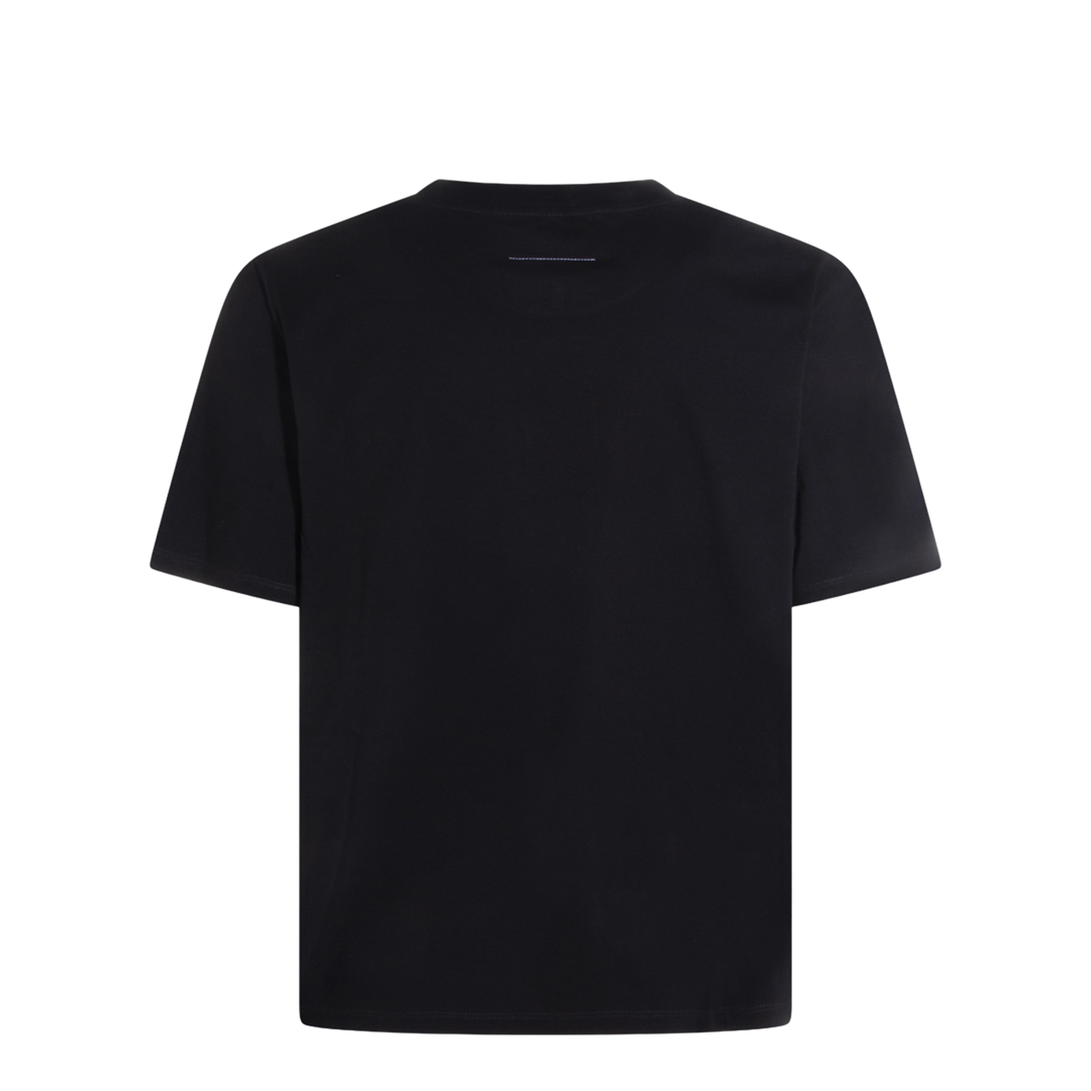Black T-shirt with logo print - Image 4