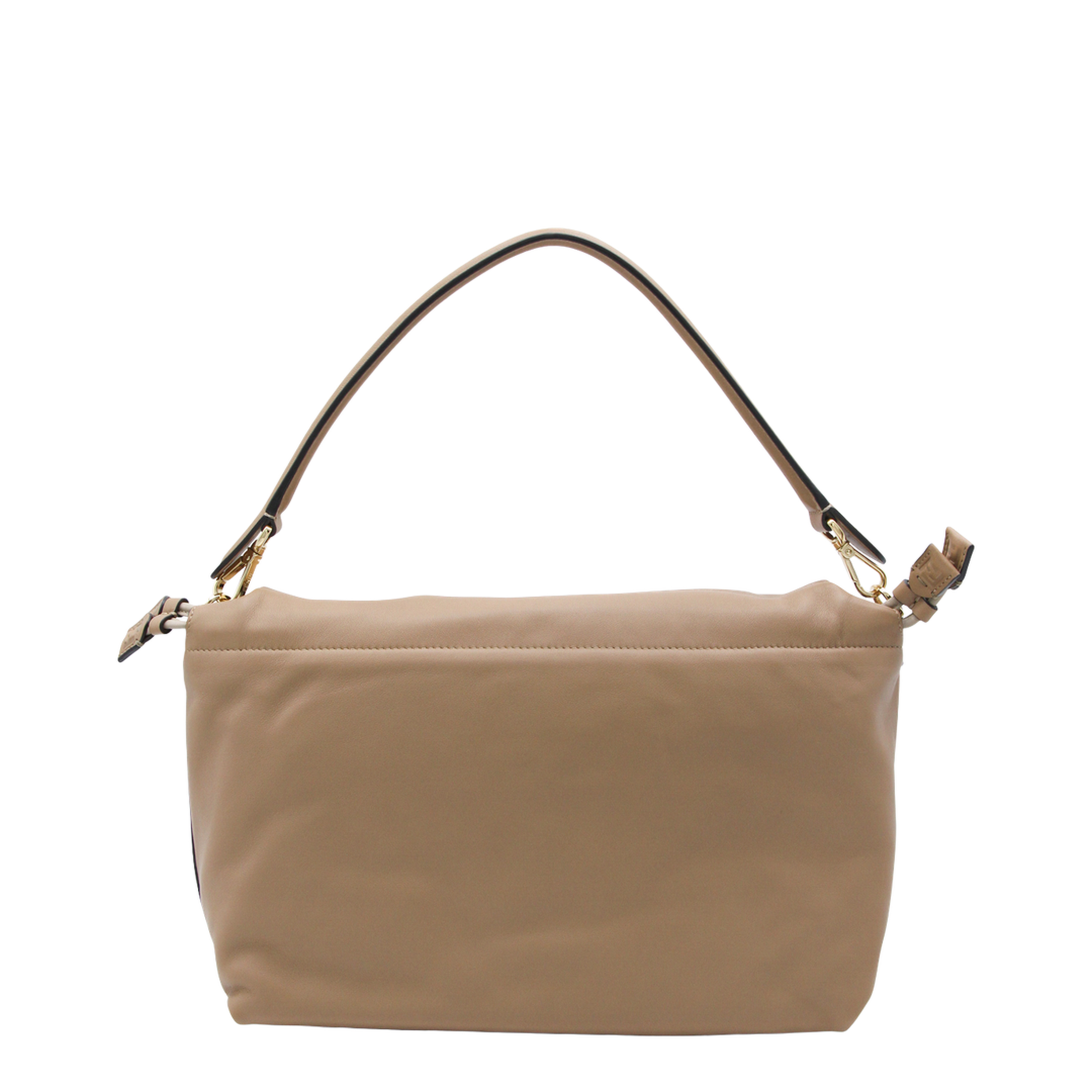 Baguette Large Leather Top Handle Bags - Brown - Image 5