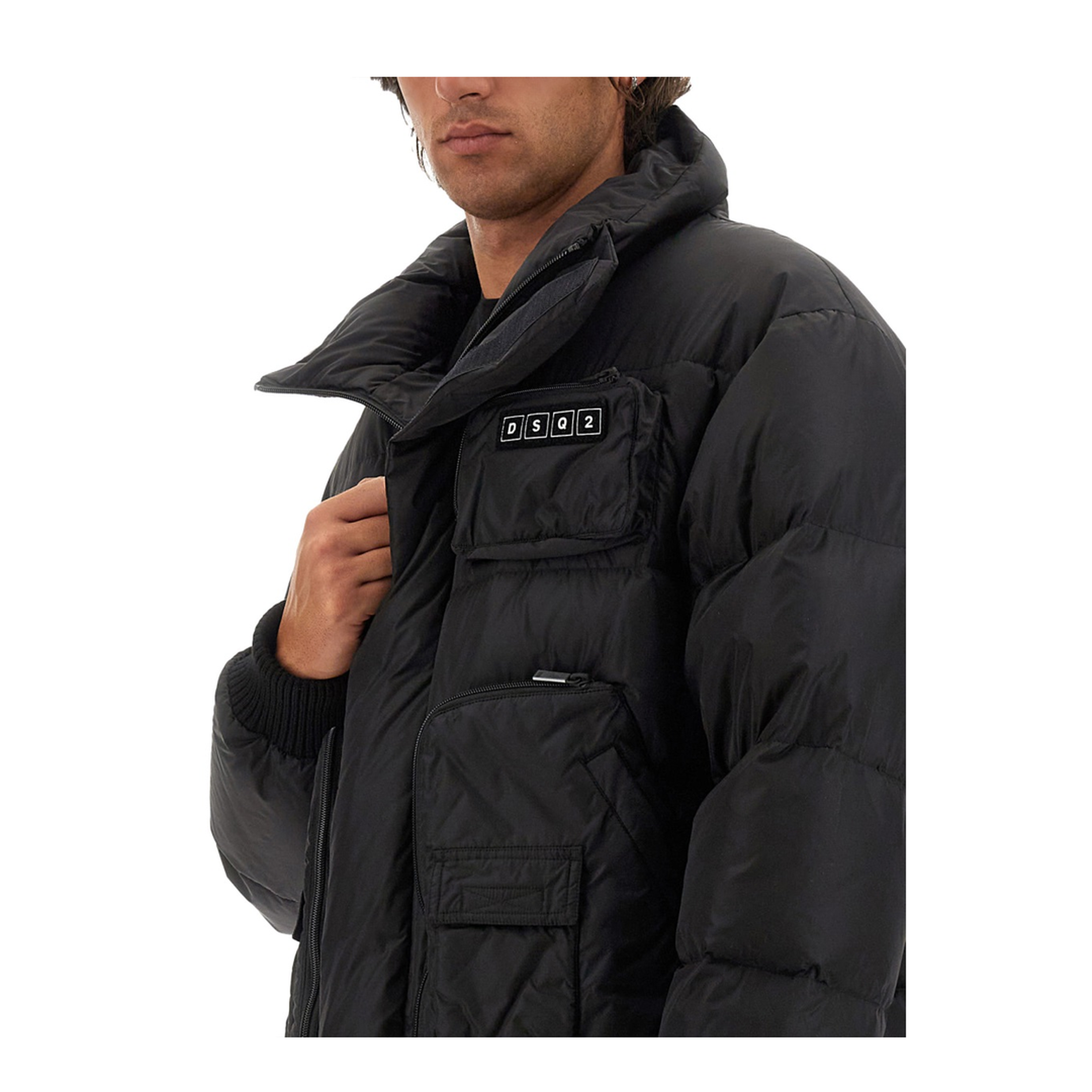 Down Jacket With Logo - Image 4