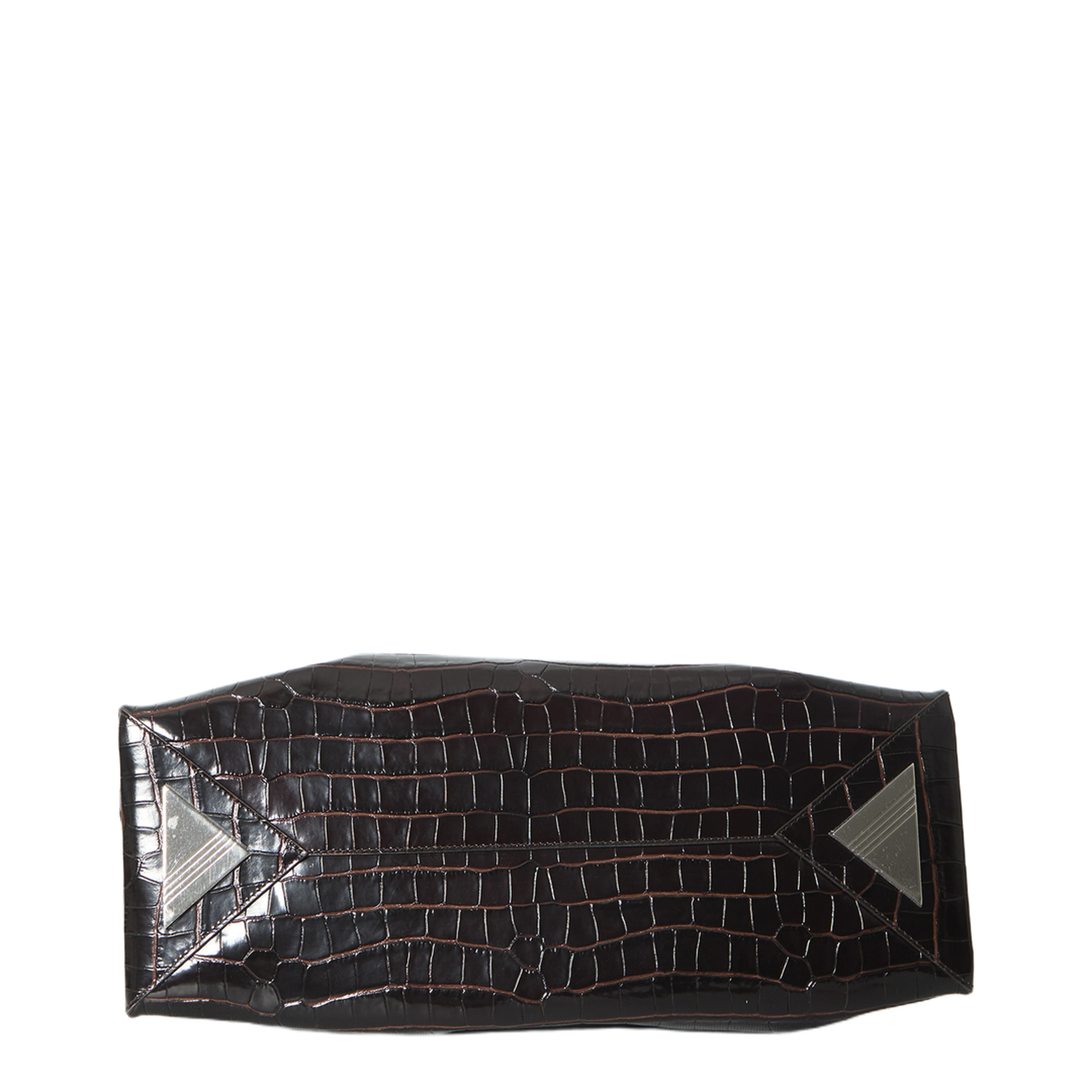 La Passeggiata Medium Calfskin Top Handle Bag - Coffee - Image 3