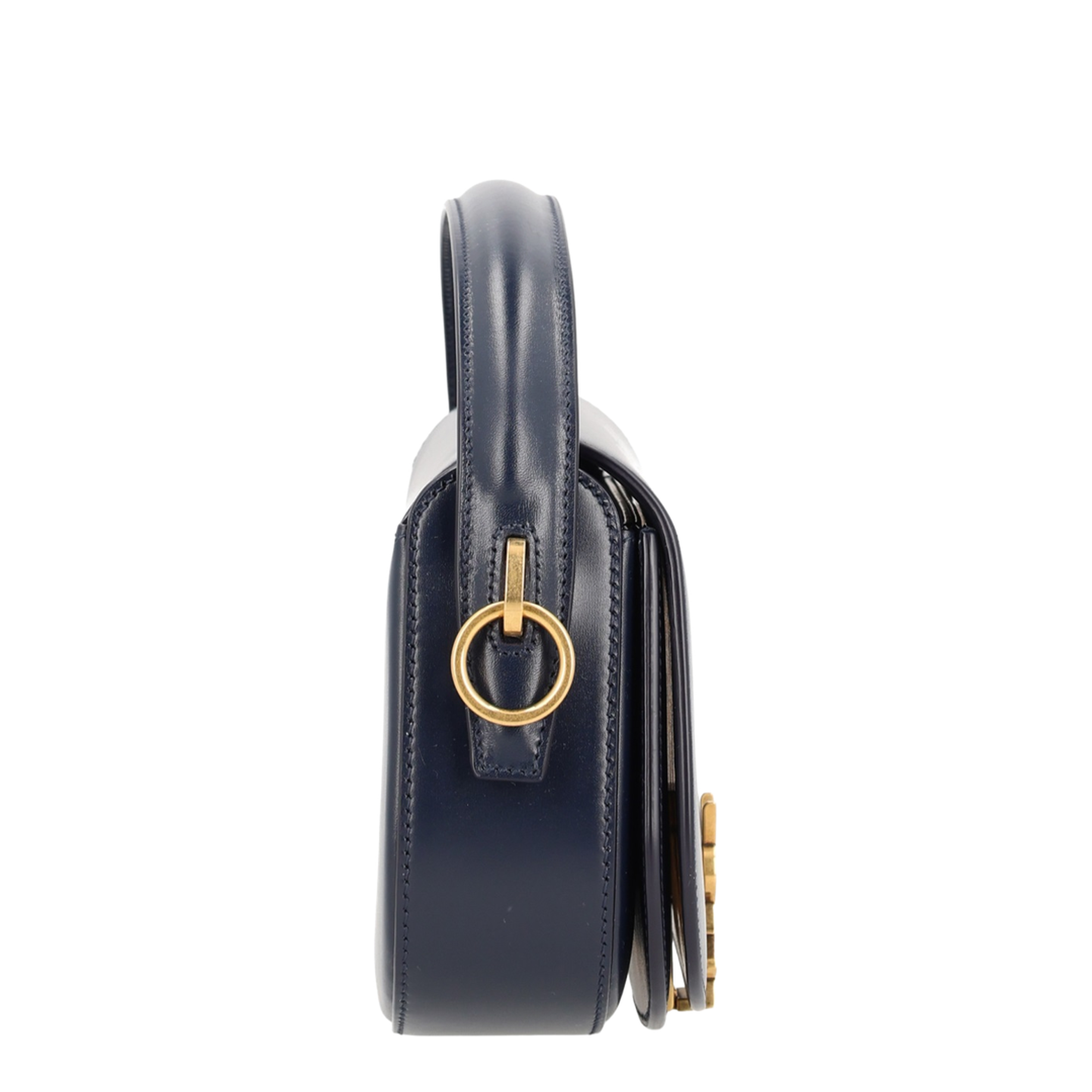 Voltaire Leather Shoulder Bag - Dark Blue - Image 3