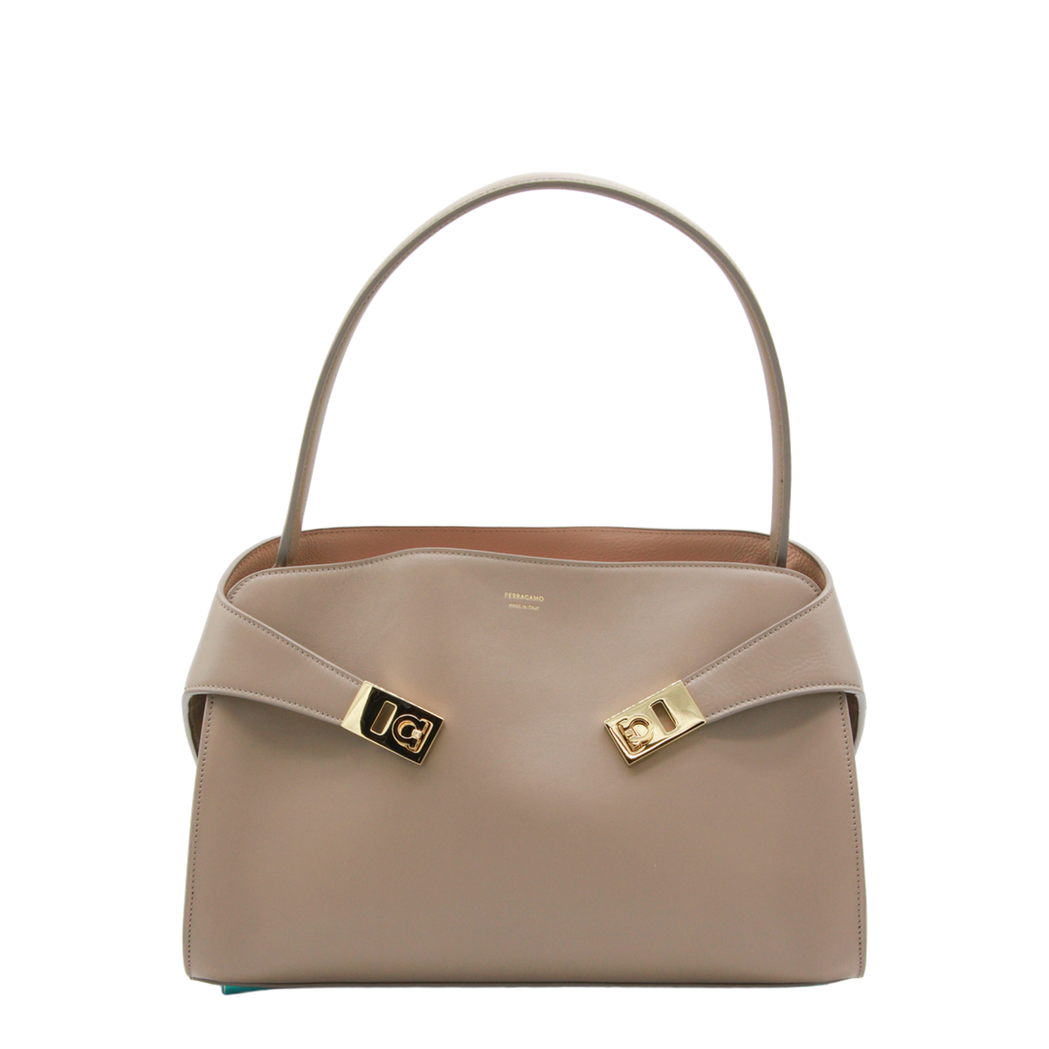 Hug Medium Calfskin Shoulder Bag - Nero - Image 2