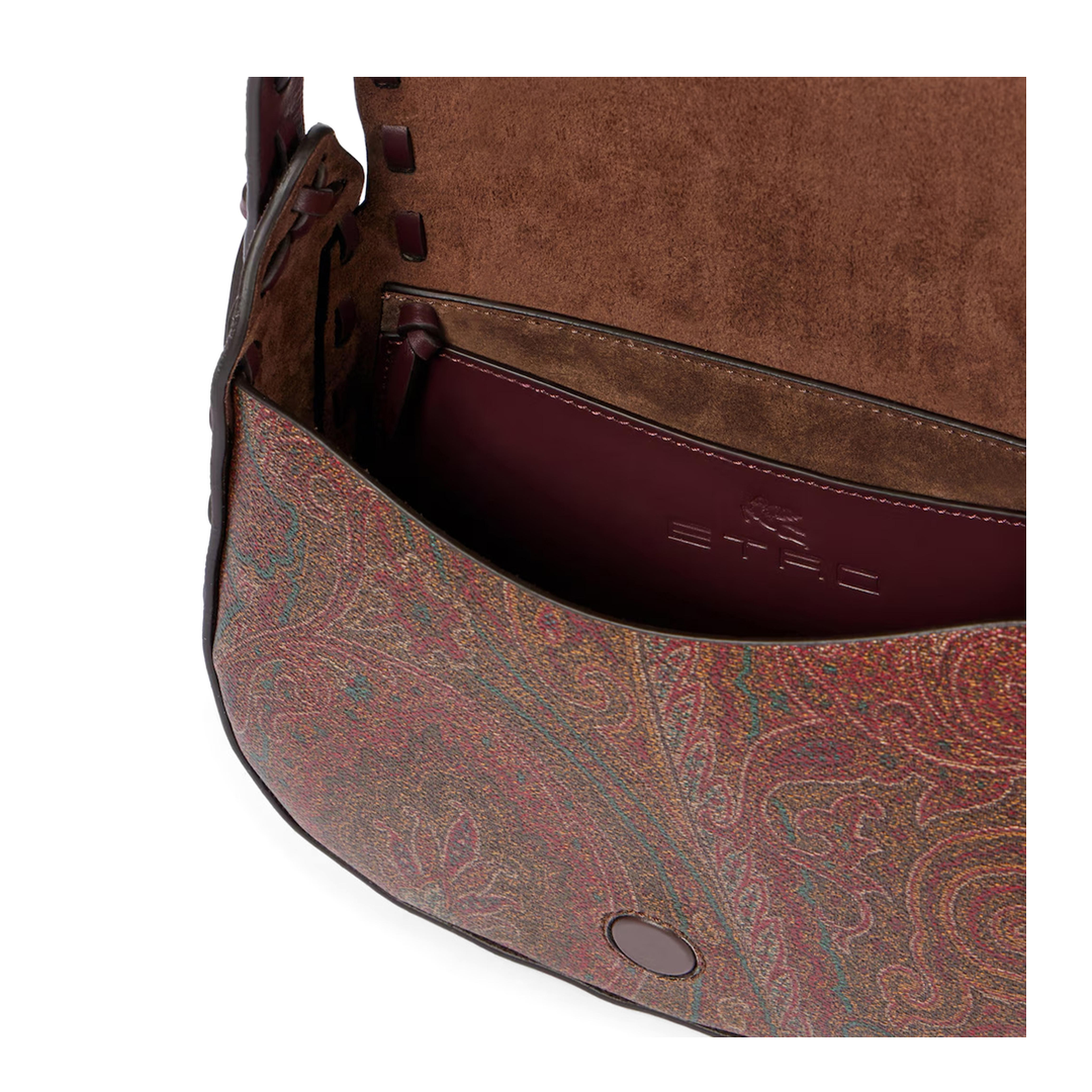 Drya Small Jacquard Crossbody - Brown - Image 3