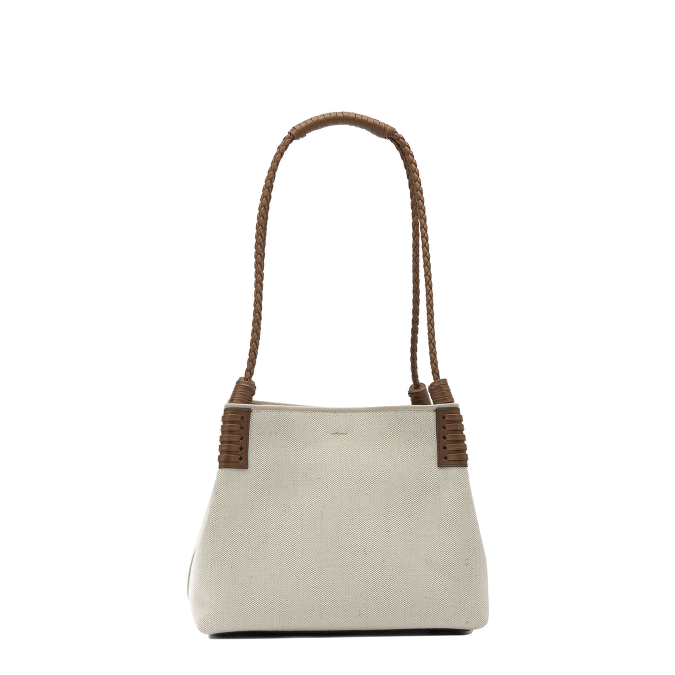 Libra Small Canvas Tote Bag - White - Image 3