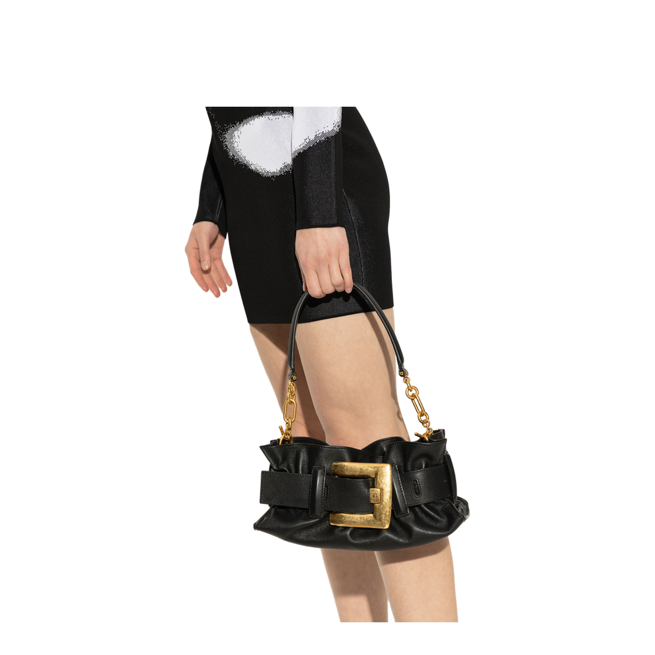 Anthem Mini Calfskin Shoulder Bag - Beige/Ecru - Image 2