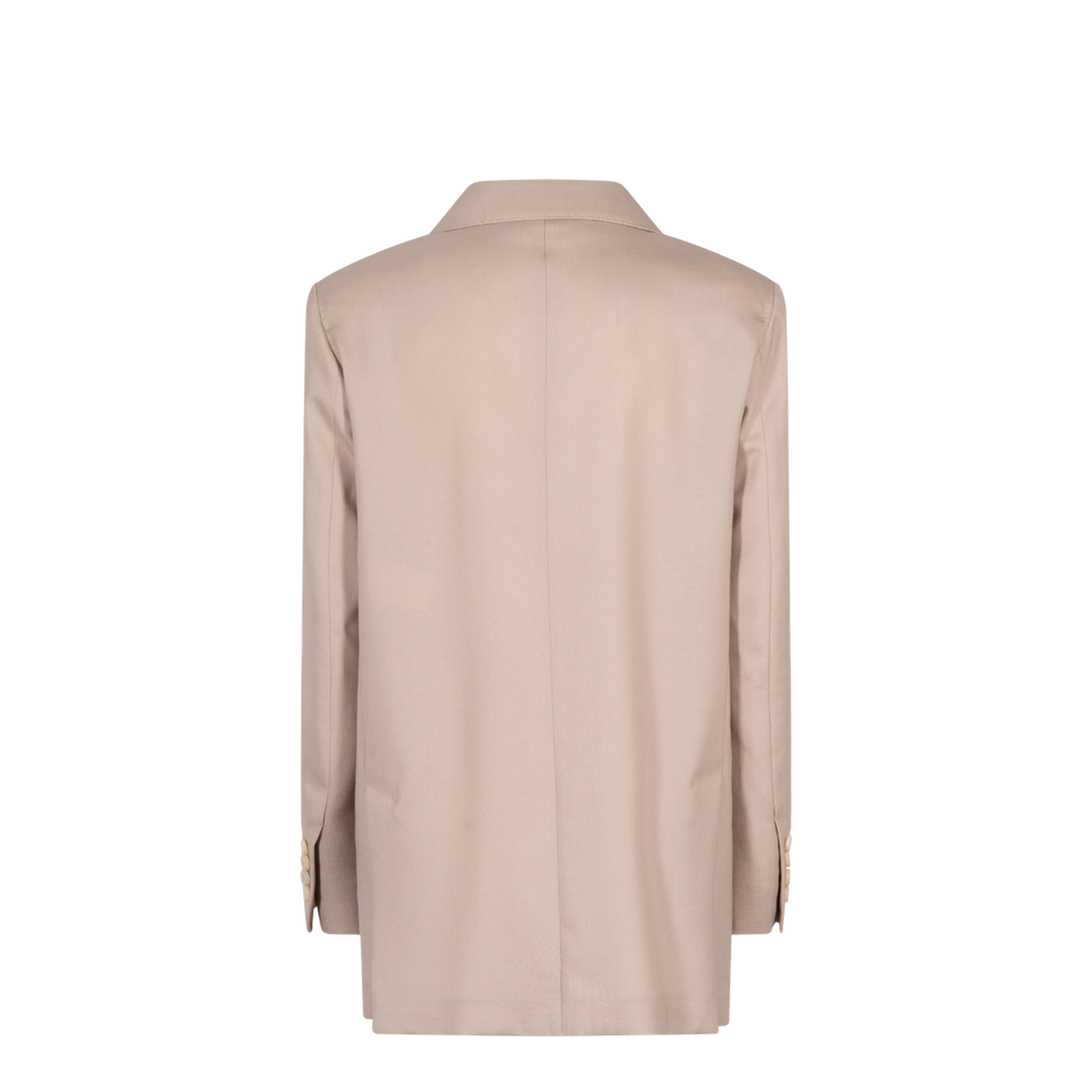 Double-Breasted Wool Blend Blazer - Image 2