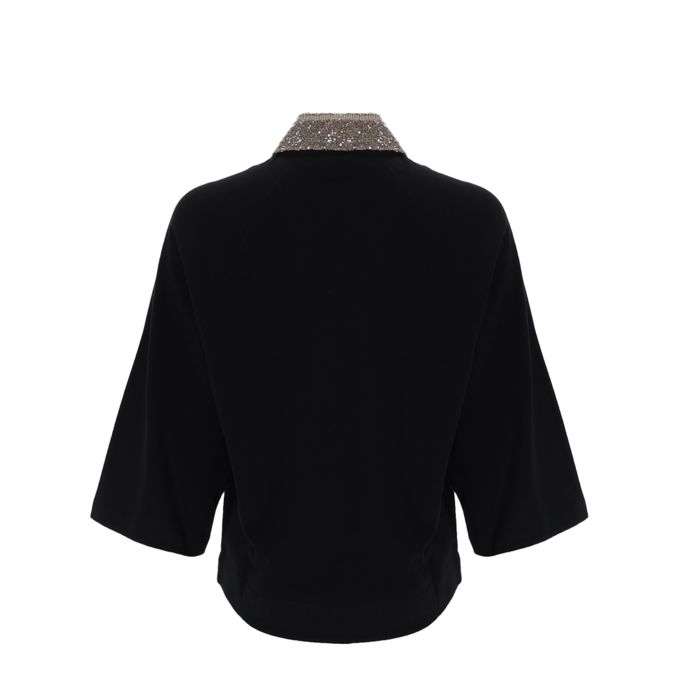 Polo Shirt with Dazzling Collar - Image 3