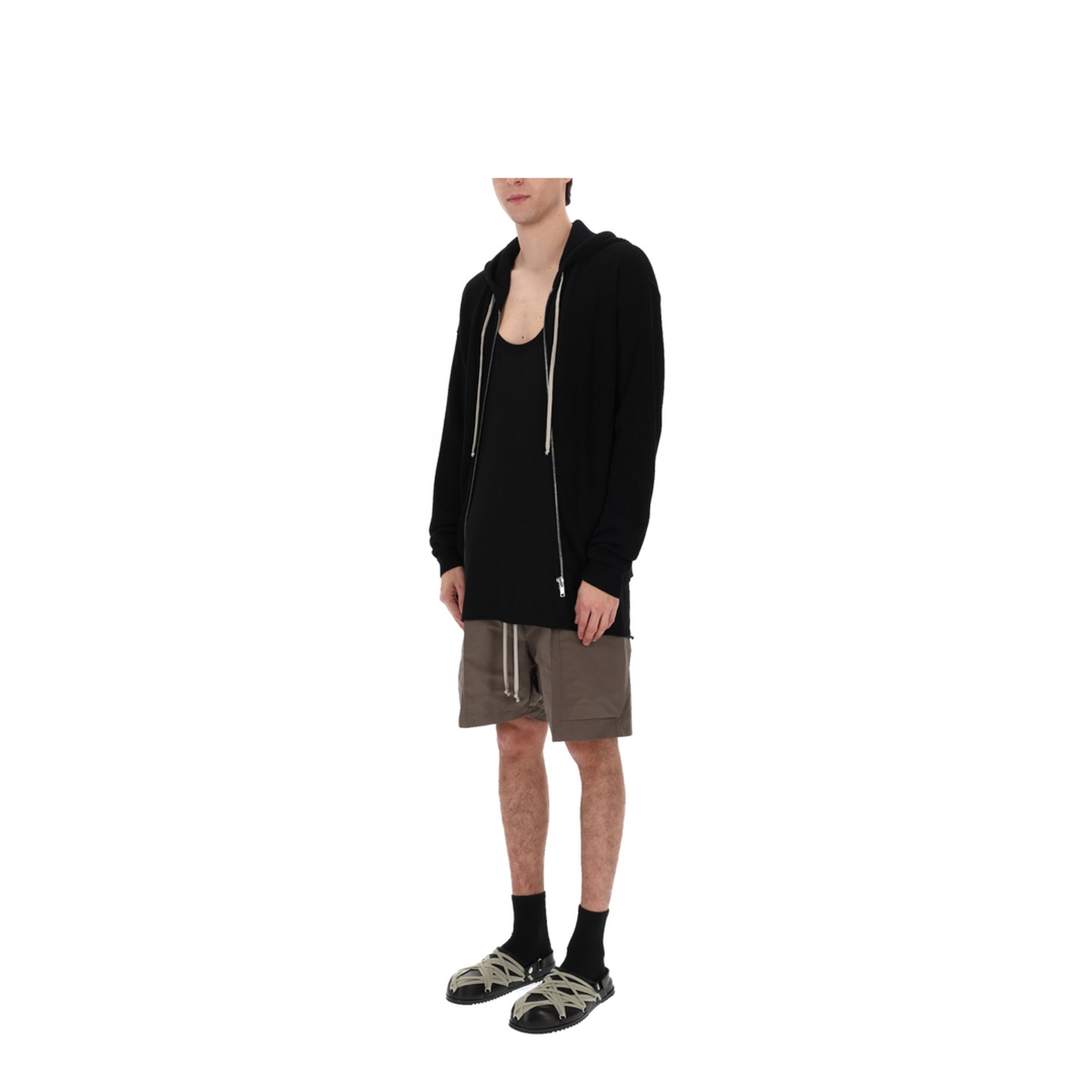 Zipper Hooded Shirt - Image 5