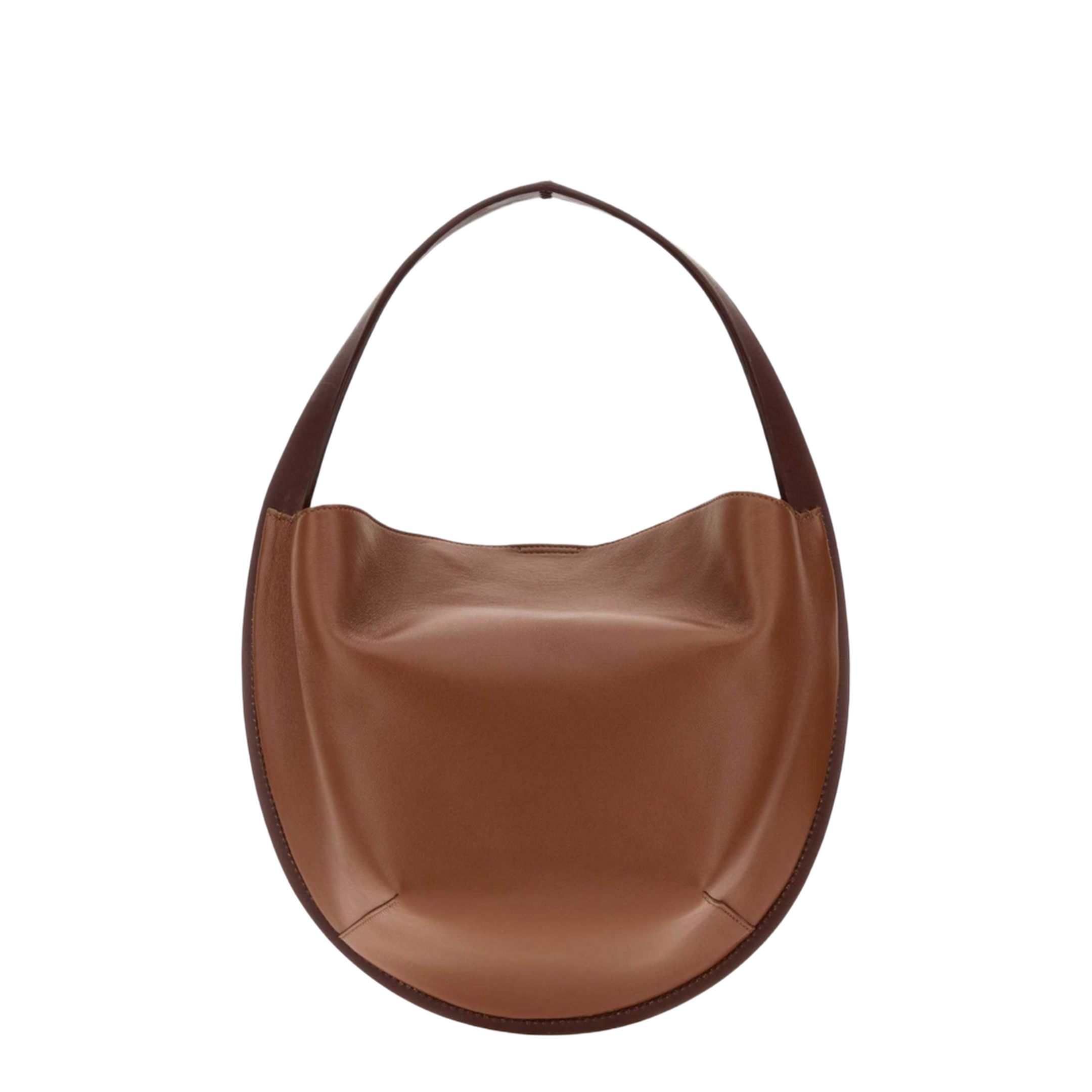 Pivot Ovine Leather Hobo Bag - Caramel - Image 2