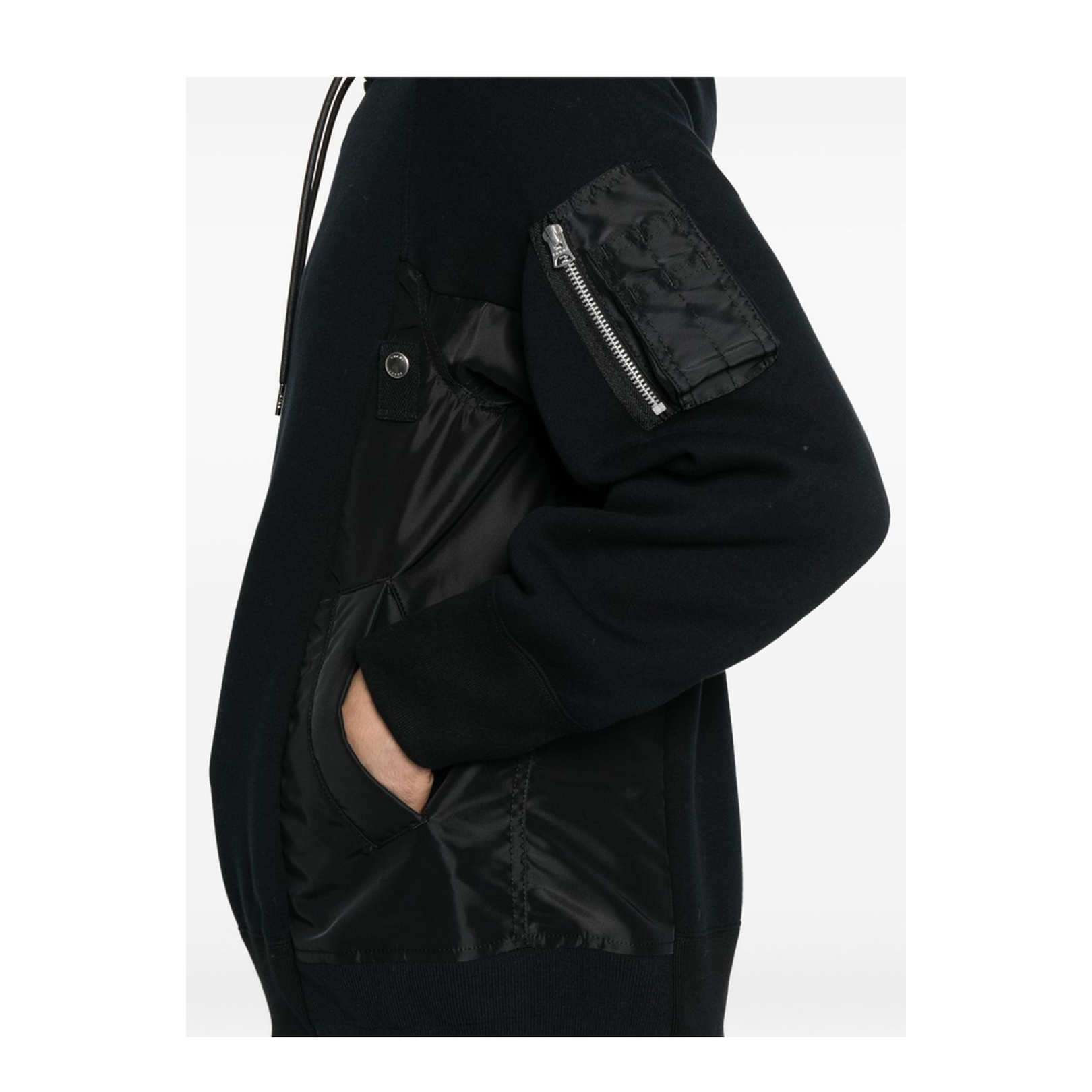 Cotton and Nylon Hoodie - Image 4