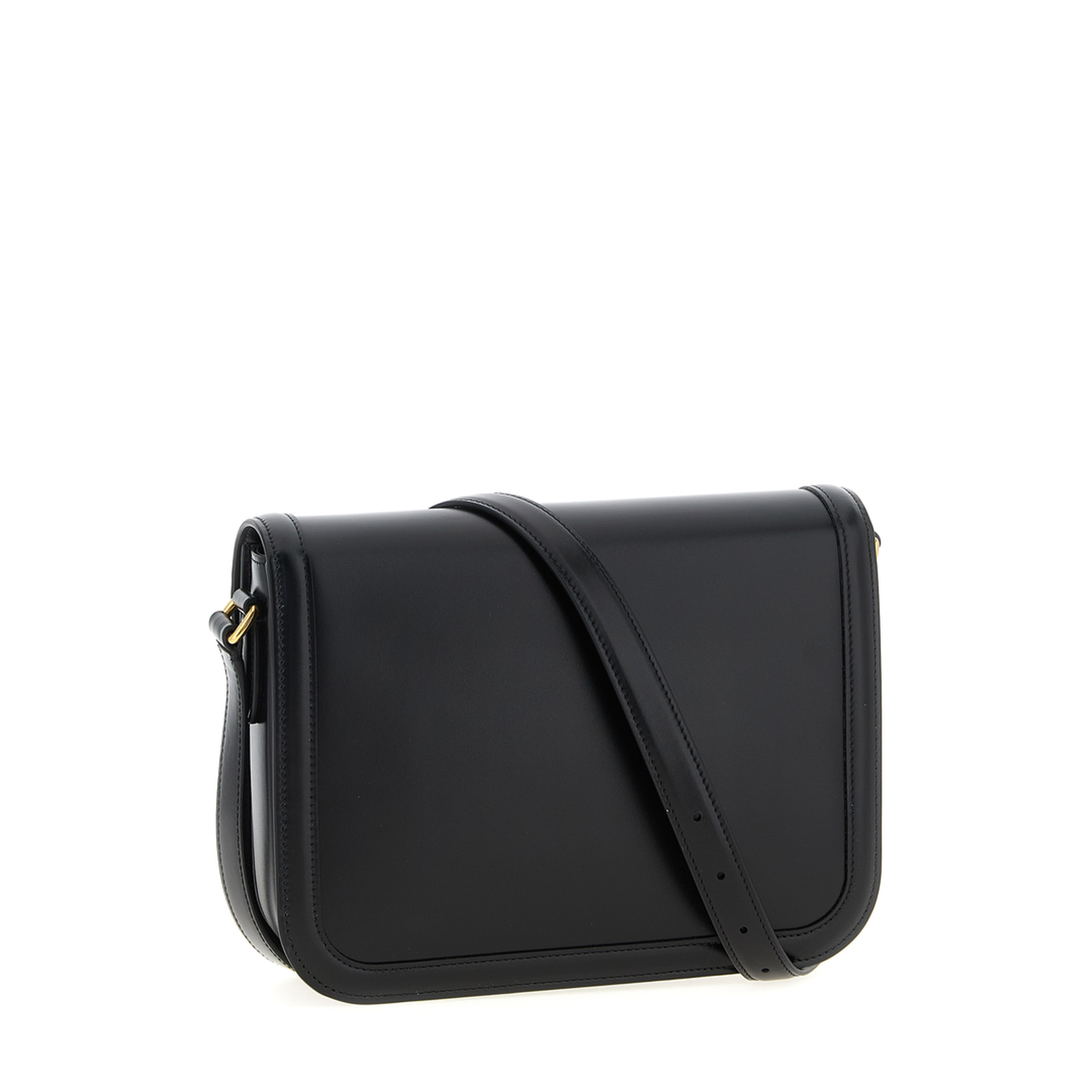 9To5 Calfskin Shoulder Bag - Black - Image 2