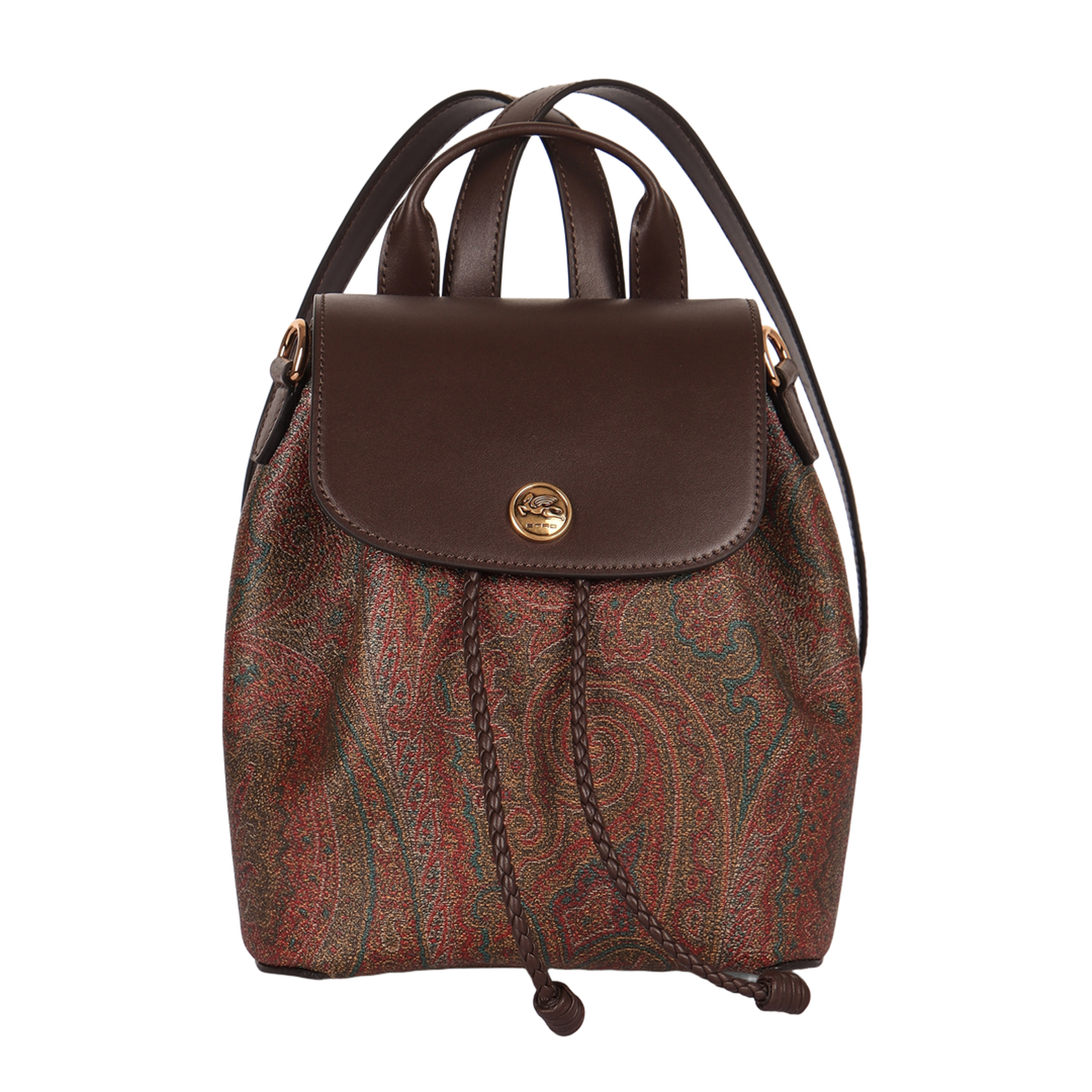 Arnica Paisley Small Backpack - Brown - Image 1