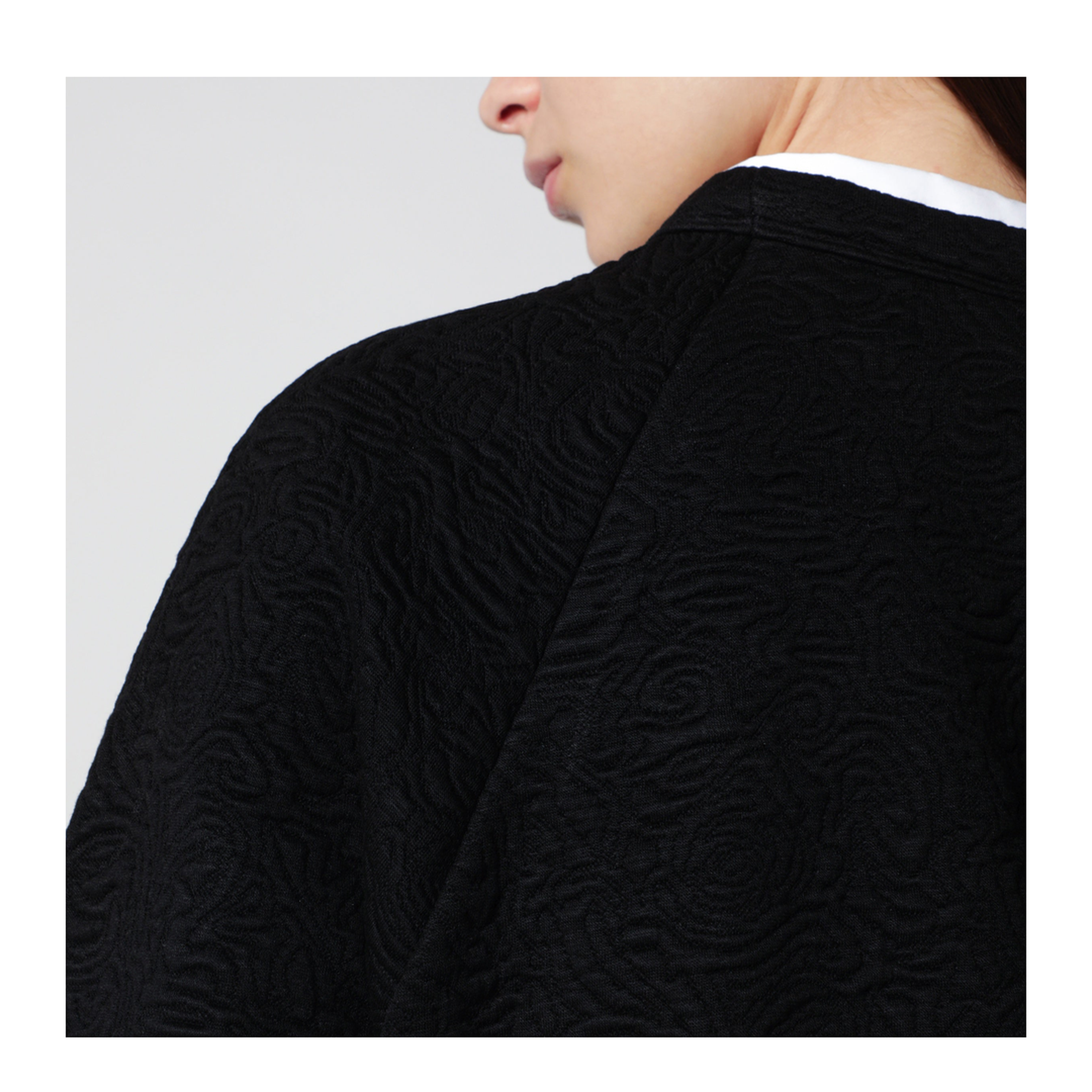 Black Viscose-Blend Sweatshirt - Image 2
