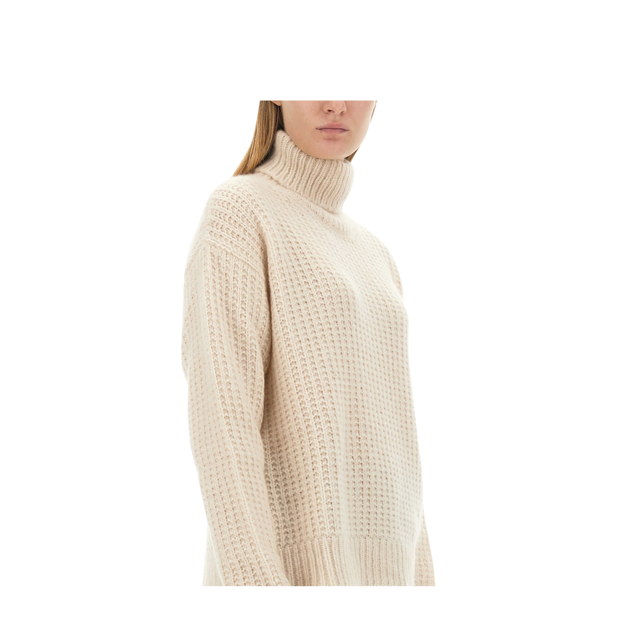 Silk and Cashmere Turtleneck Sweater - Image 4