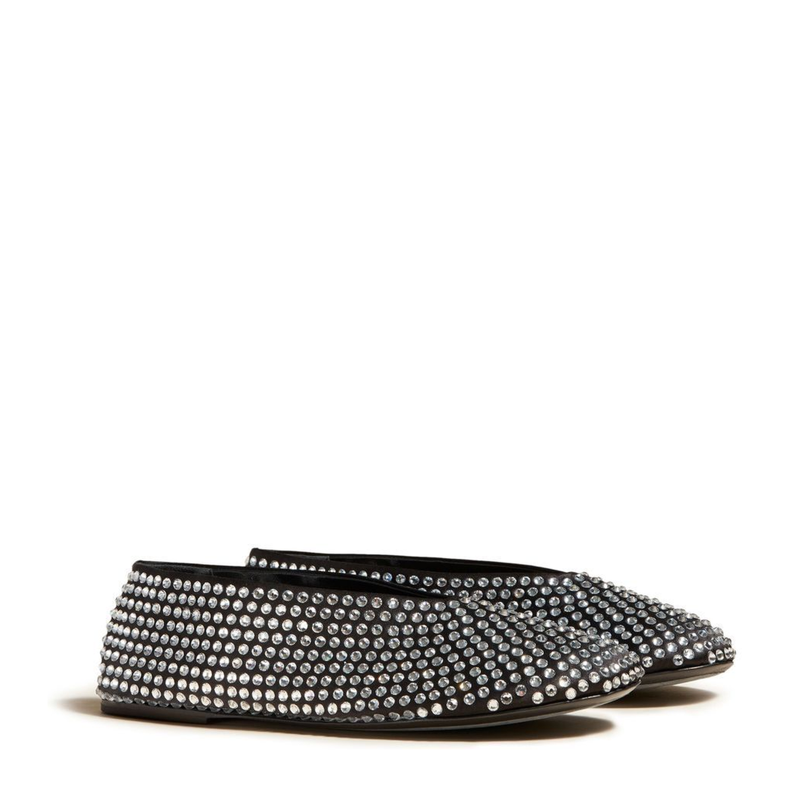 Crystal Embellished Ballet Suede Flat - Image 2