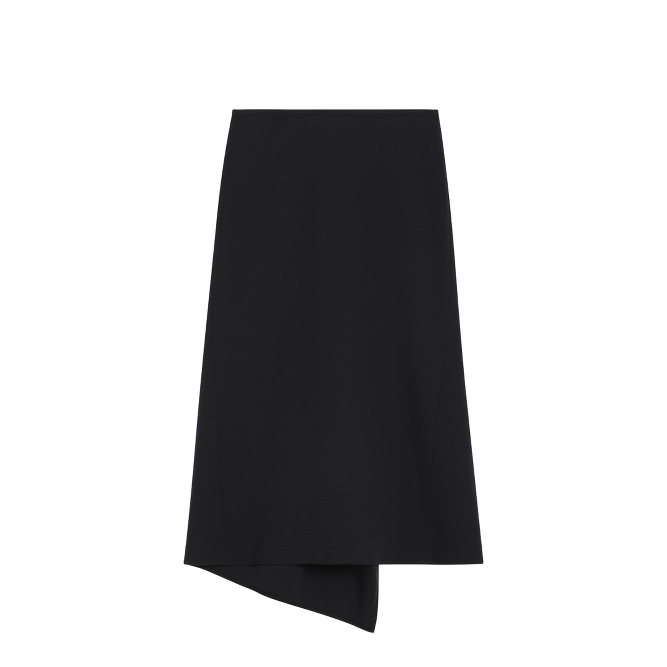Navy Blue Skirt in Wool Blend - Image 1
