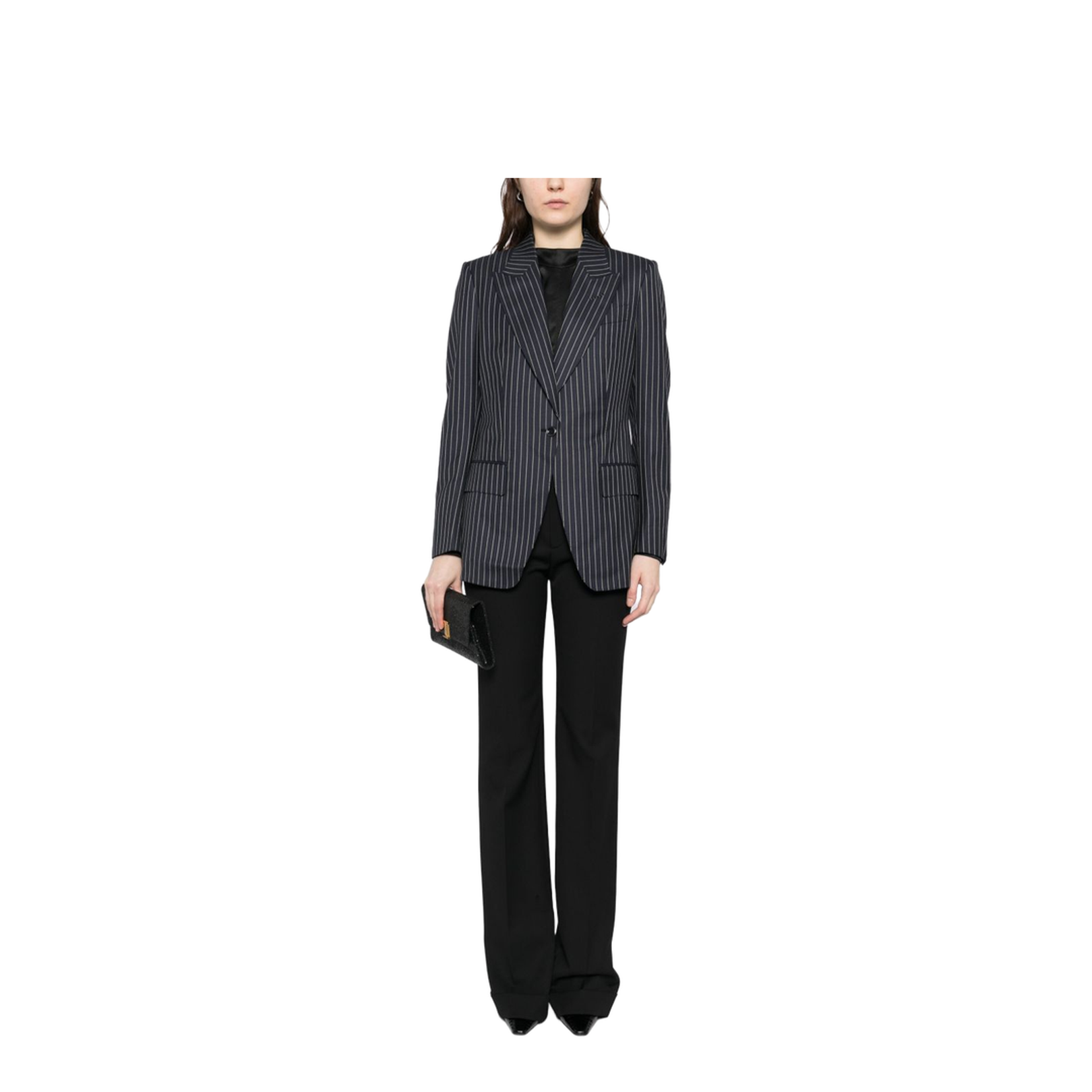 Single Breasted Wool Flannel Jacket - Image 5