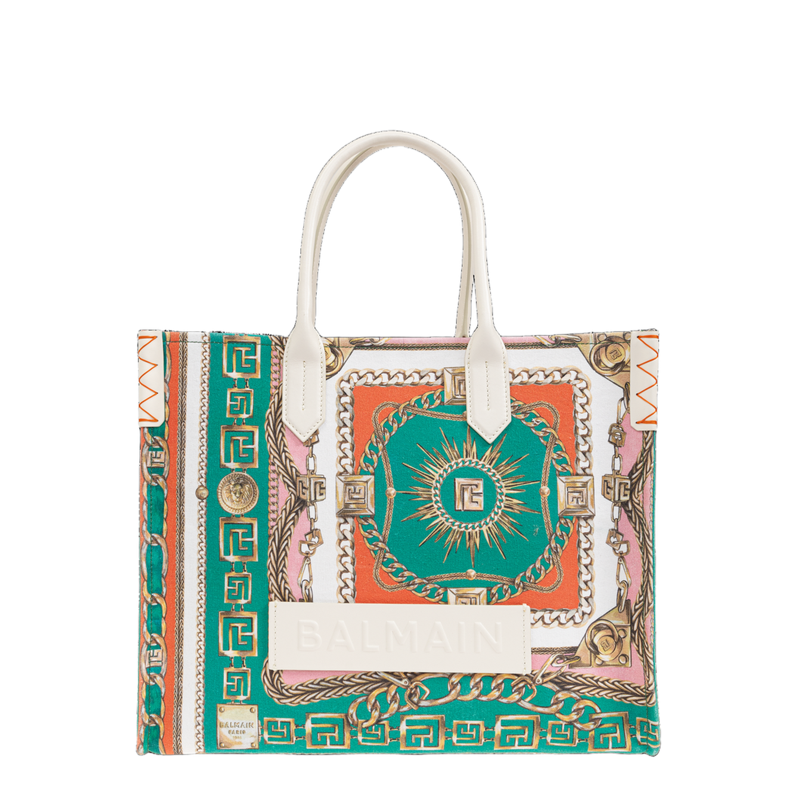 B-Army Medium Tote Bag in Printed Canvas - Image 1