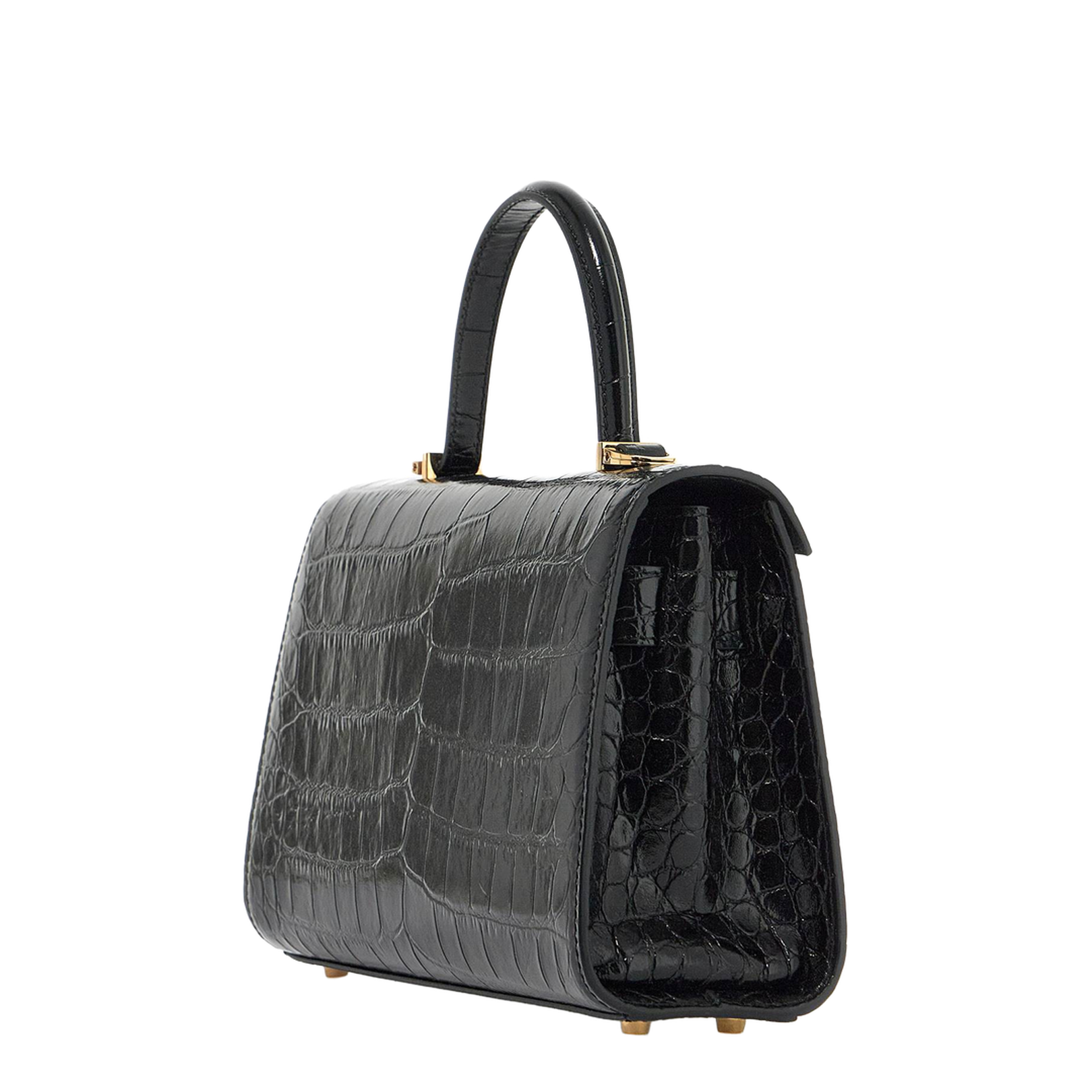 Crocodile Embossed Tote Bag - Image 2
