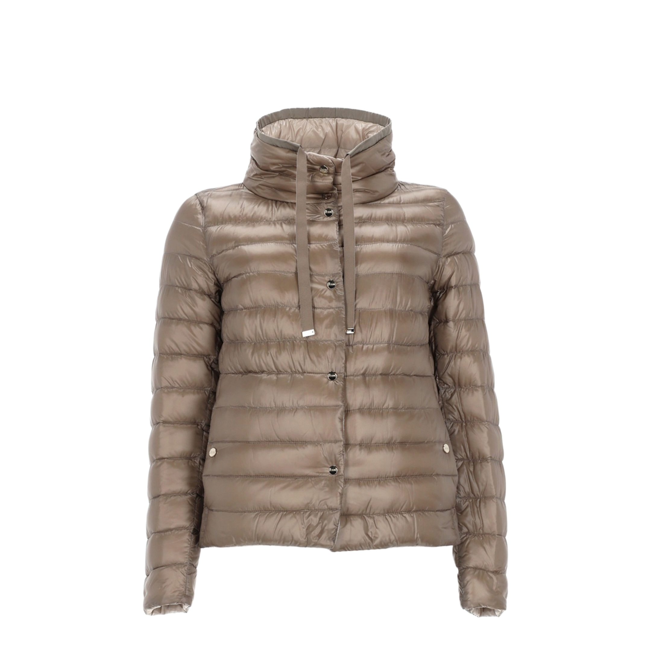 Reversible Puffer Jacket With High Collar - Image 1
