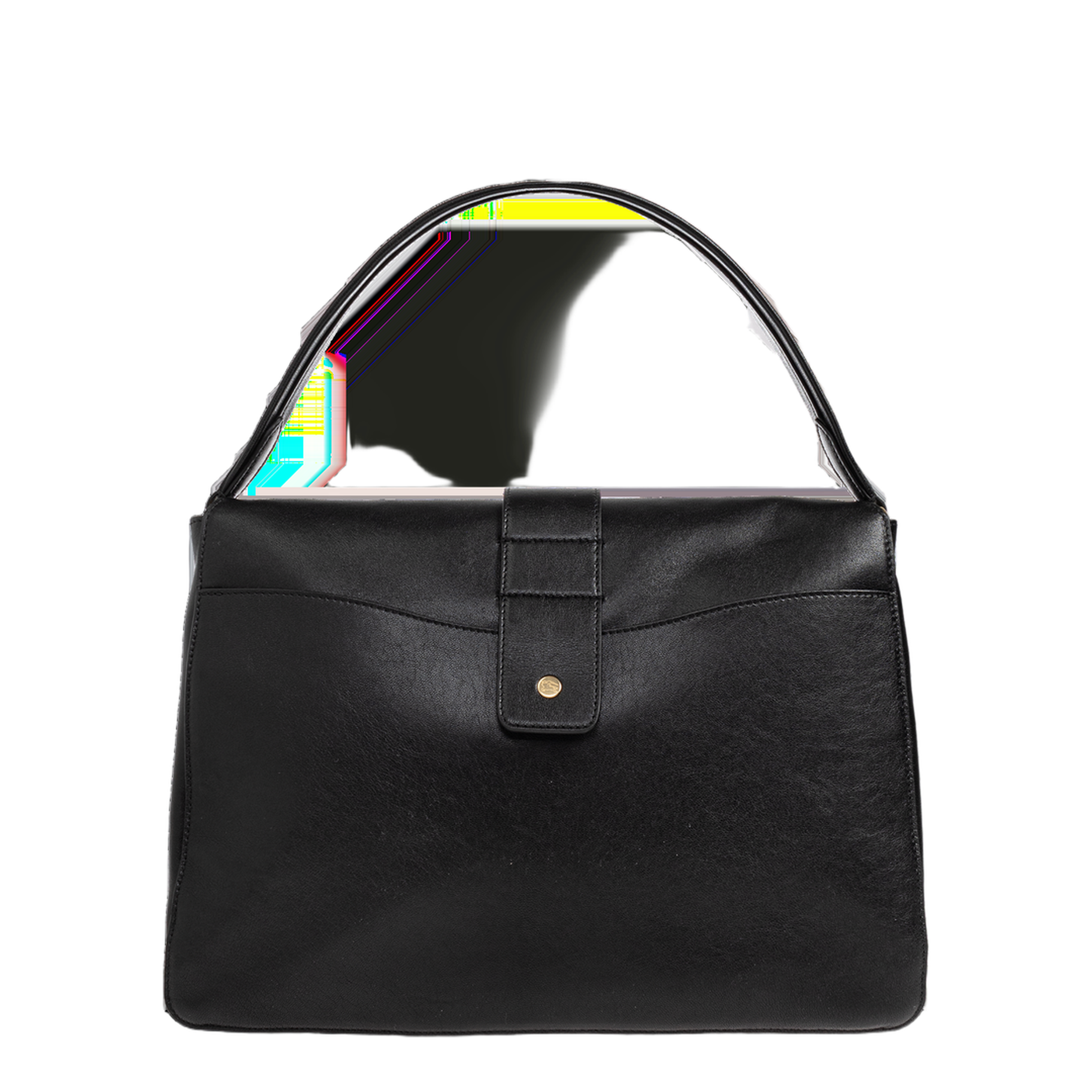 Rider Medium Lambskin Shoulder Bag - Black - Image 3