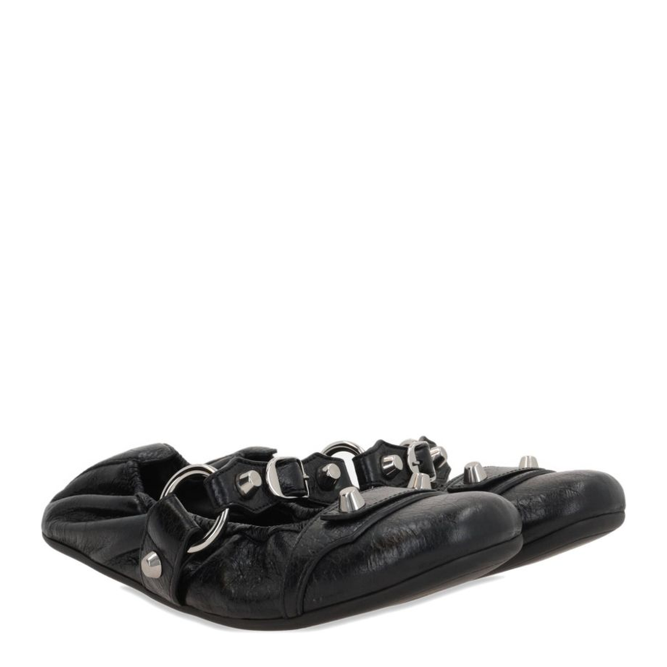City Ballerina in Black/Silver - Image 3