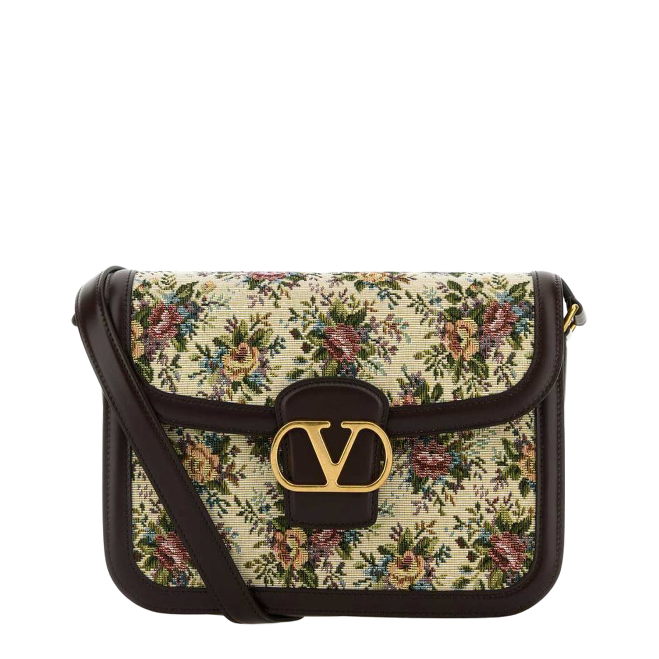Embroidered Jacquard 9TO5 Crossbody Bag - Image 1