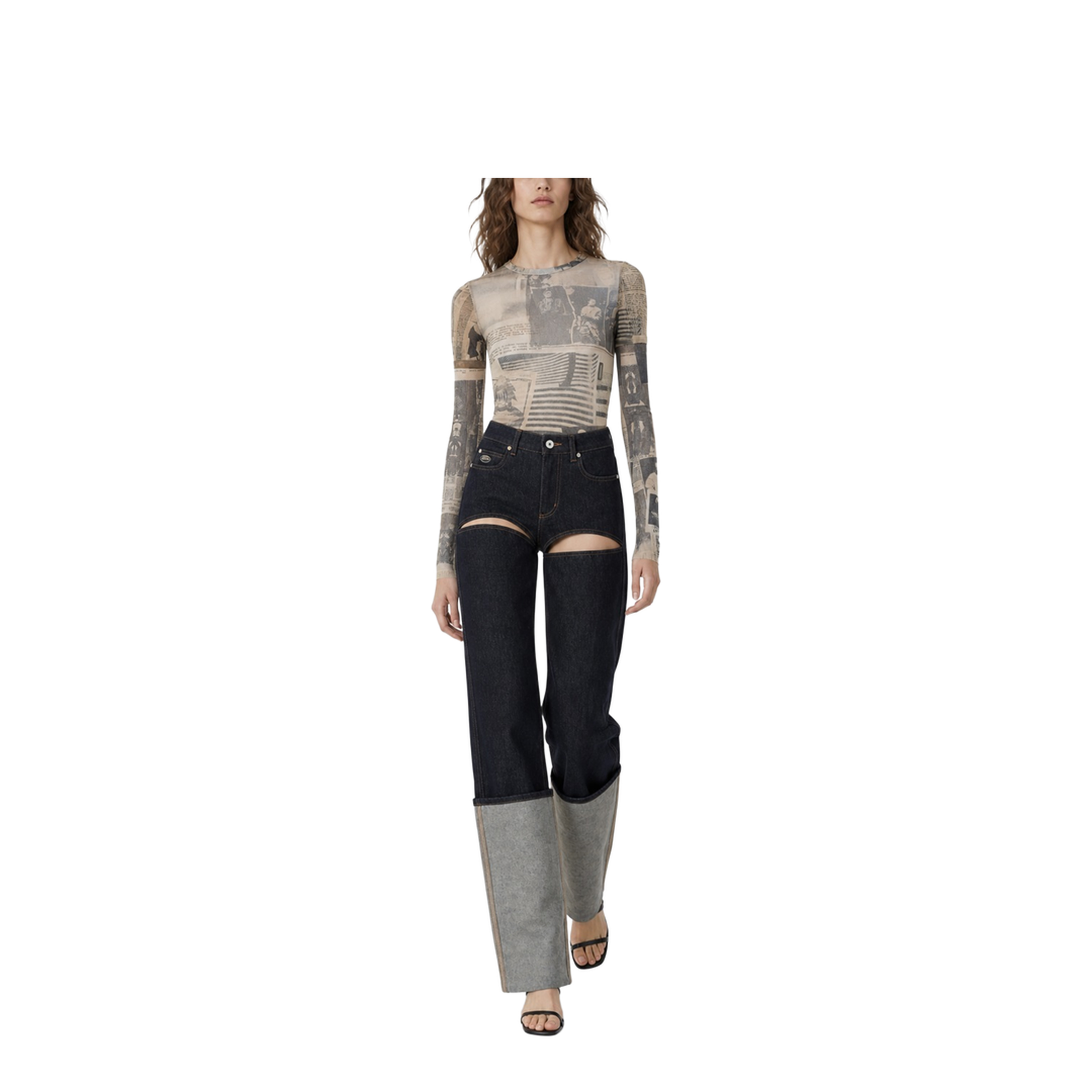 Pants with Cuts - Image 2