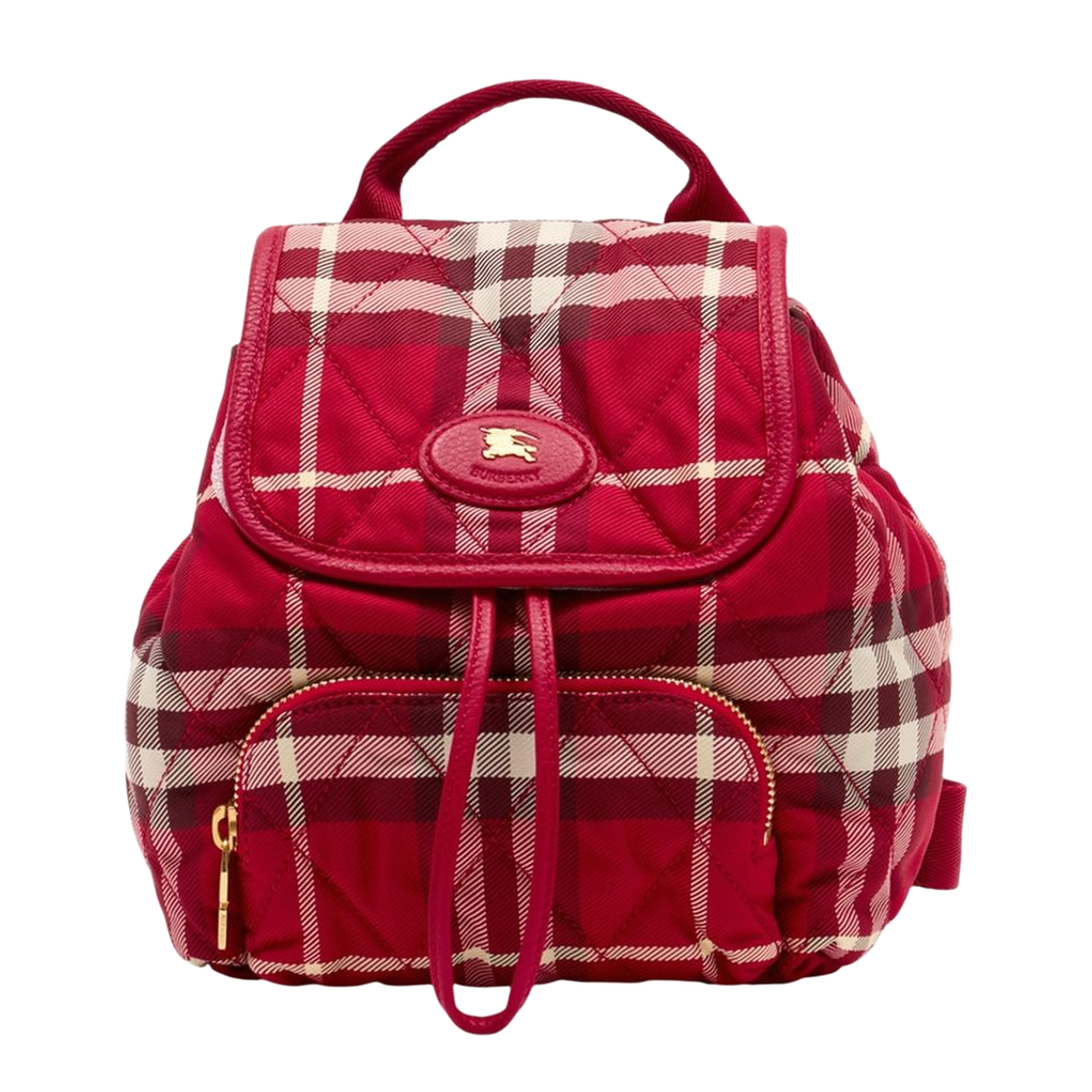 Horseshoe Mini Polyamide Backpack - Crayon Red - Image 1