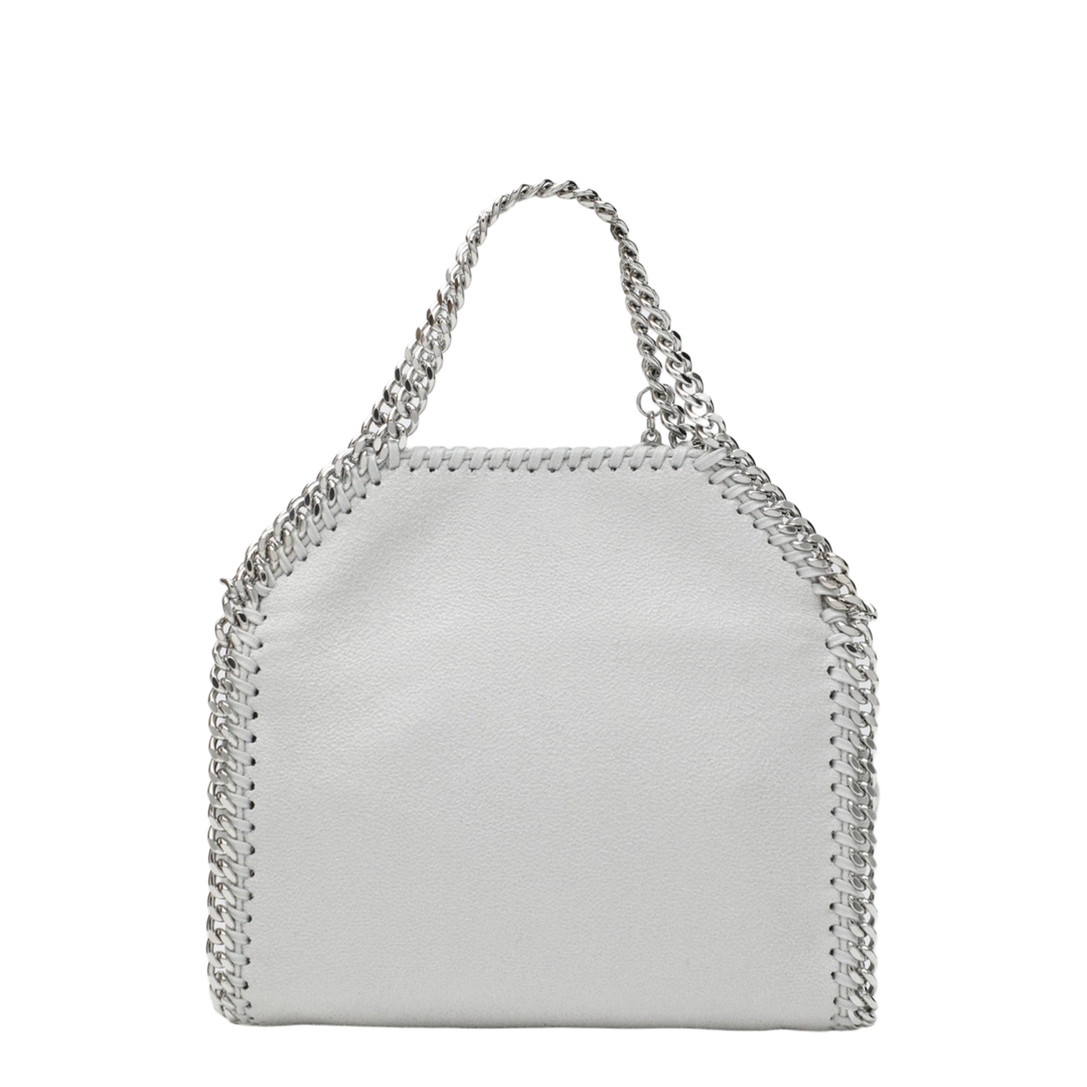 Falabella Tiny Polyester/Polyurethane Tote - Airlite Pearl Grey - Image 2