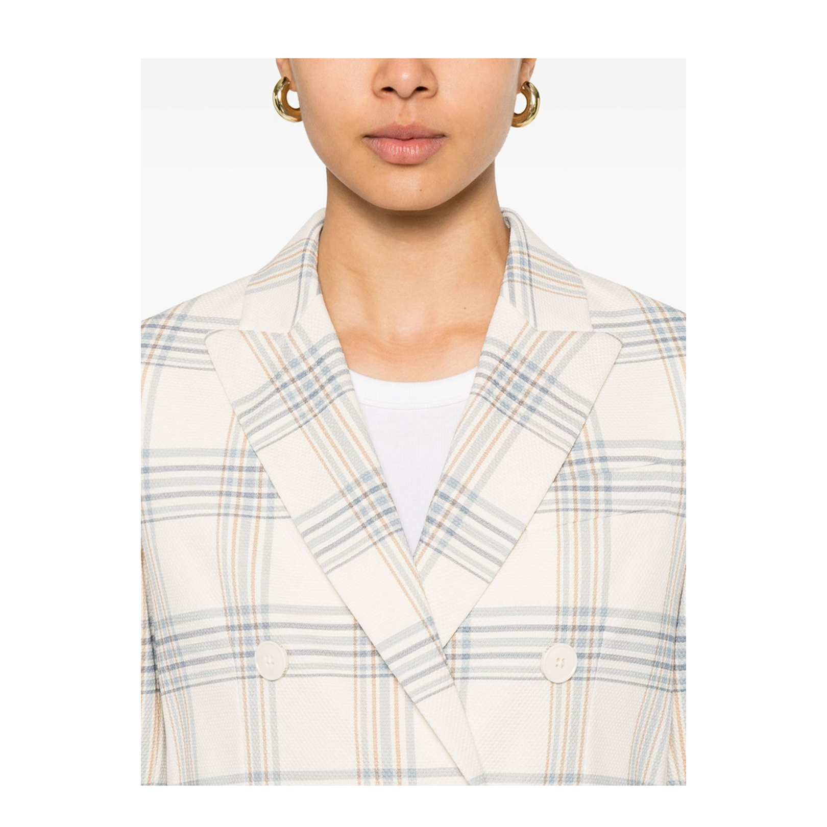 Cotton Double-Breasted Jacket - Image 2