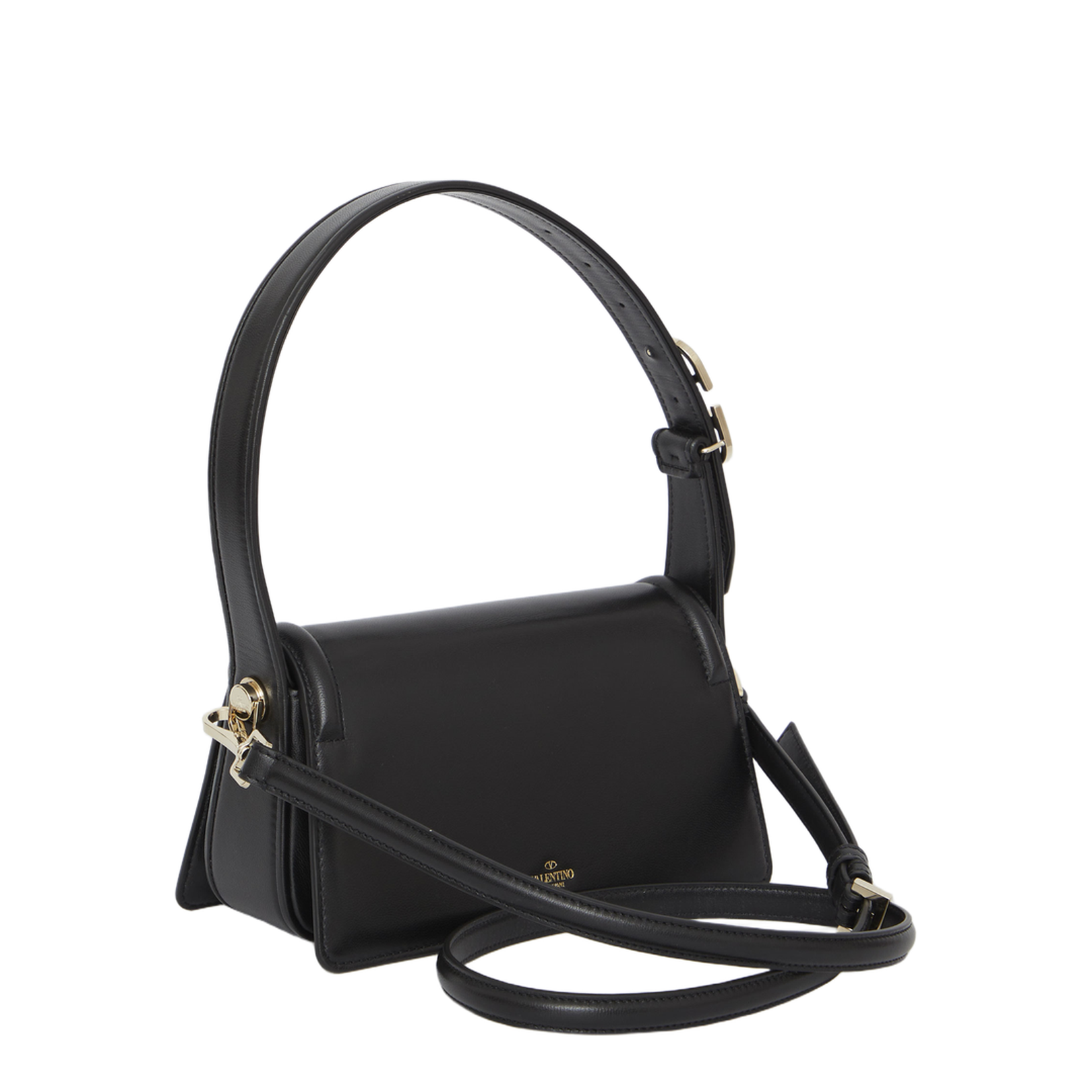 Black Leather Shoulder Bag - Image 3